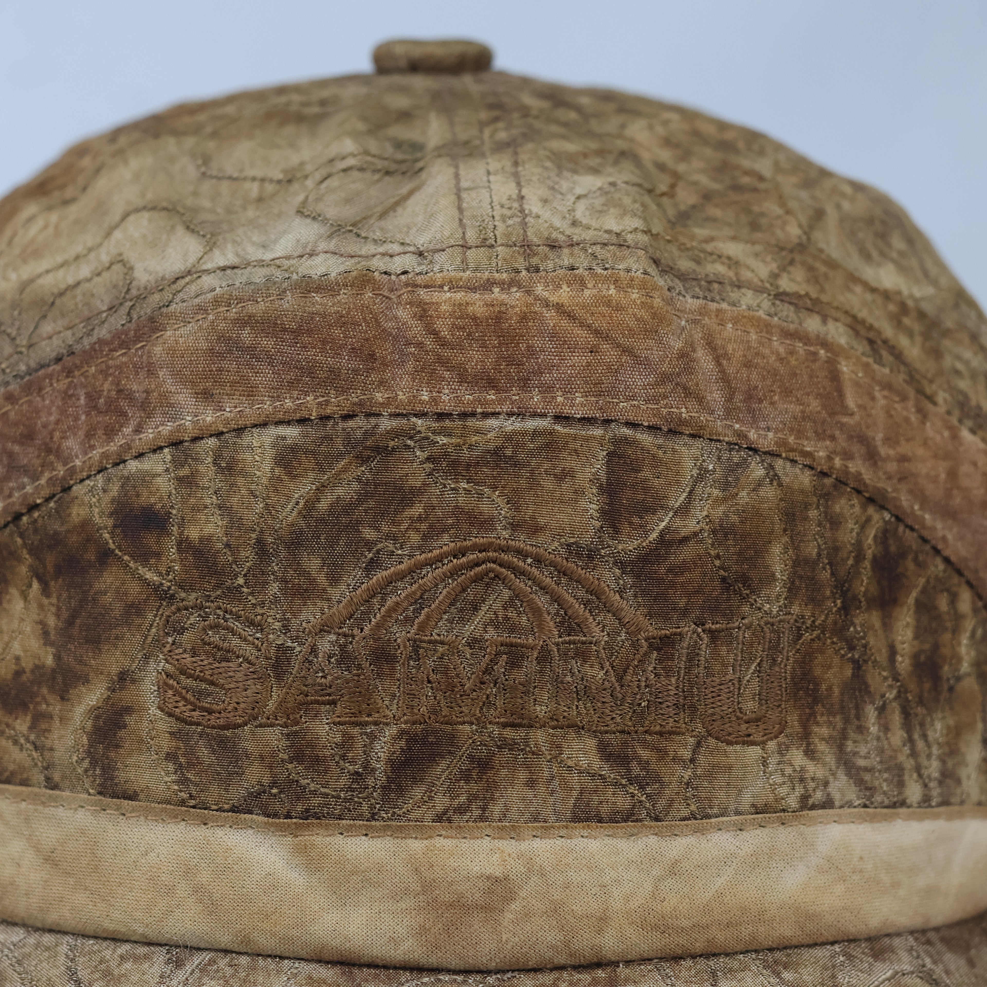 Retro SAMMU Textured 5-Panel Cap - Earthy Gorpcore Outdoor Utility Hat