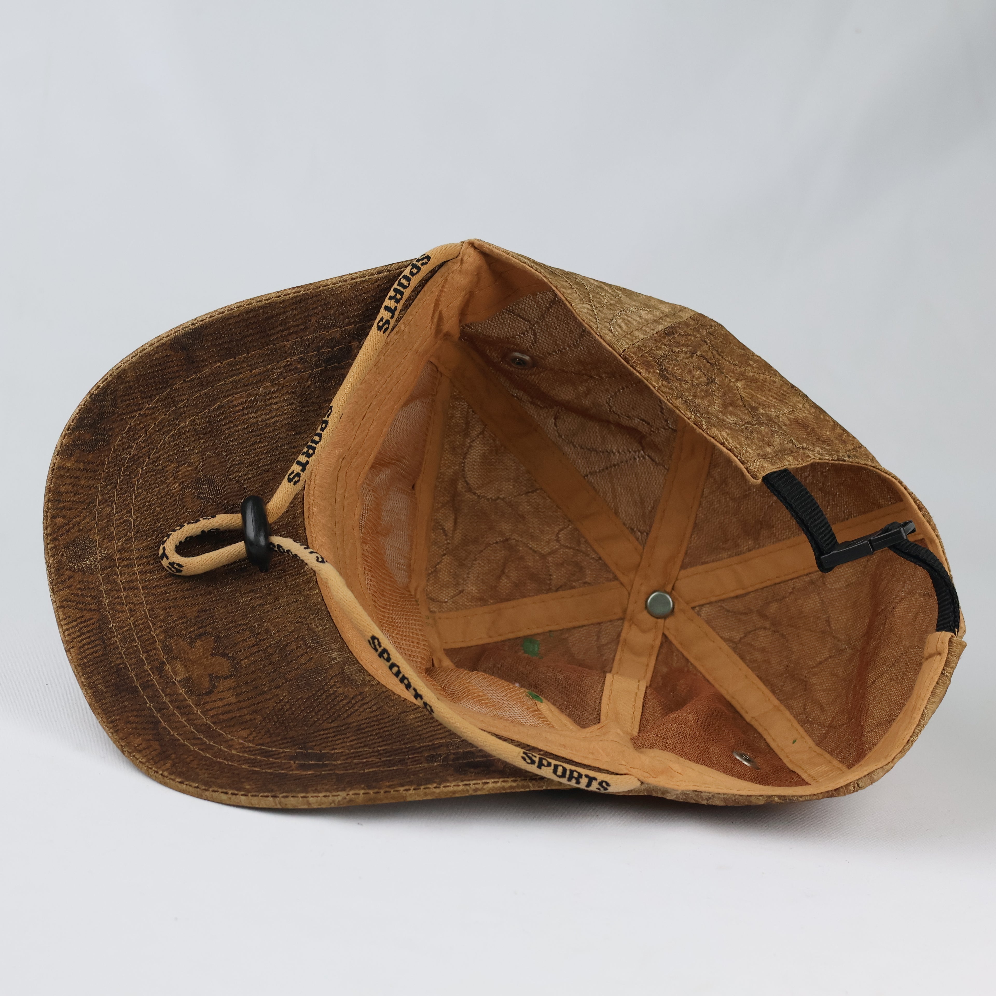 Retro SAMMU Textured 5-Panel Cap - Earthy Gorpcore Outdoor Utility Hat