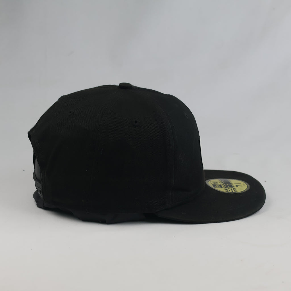 Thrifted New Era 9FIFTY Black Patch Snapback Cap (54-55cm)  | 10642