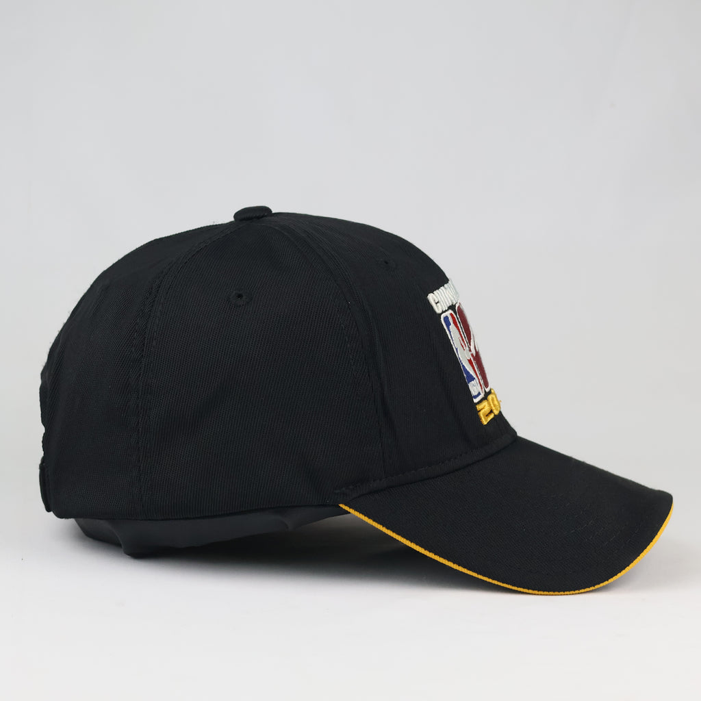 Vintage Adidas NBA China Games Ball Cap - Black & Yellow Strapback