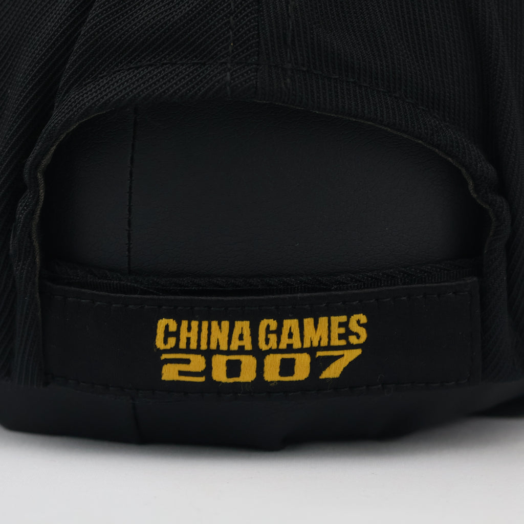 Vintage Adidas NBA China Games Ball Cap - Black & Yellow Strapback