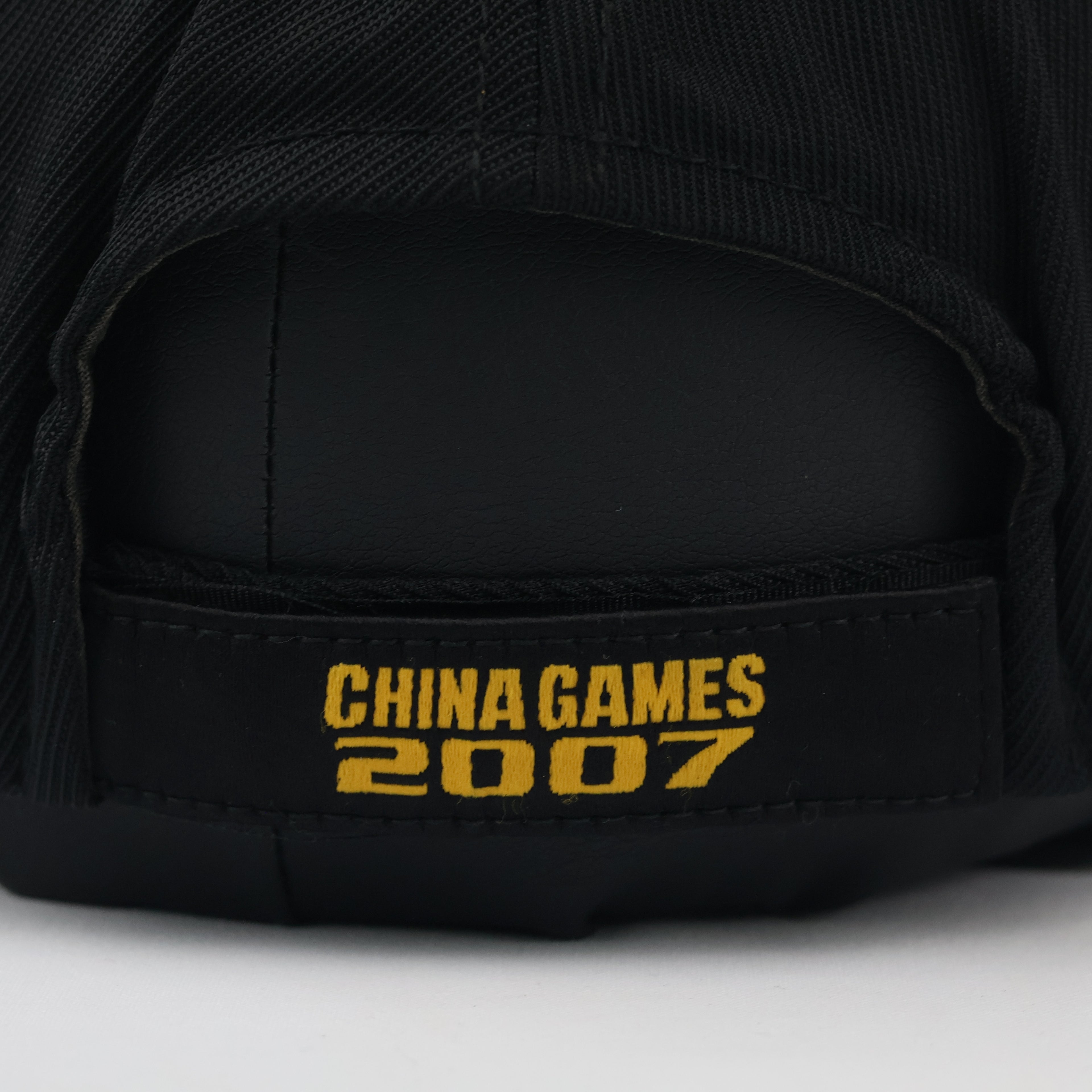 Vintage Adidas NBA China Games Ball Cap - Black & Yellow Strapback