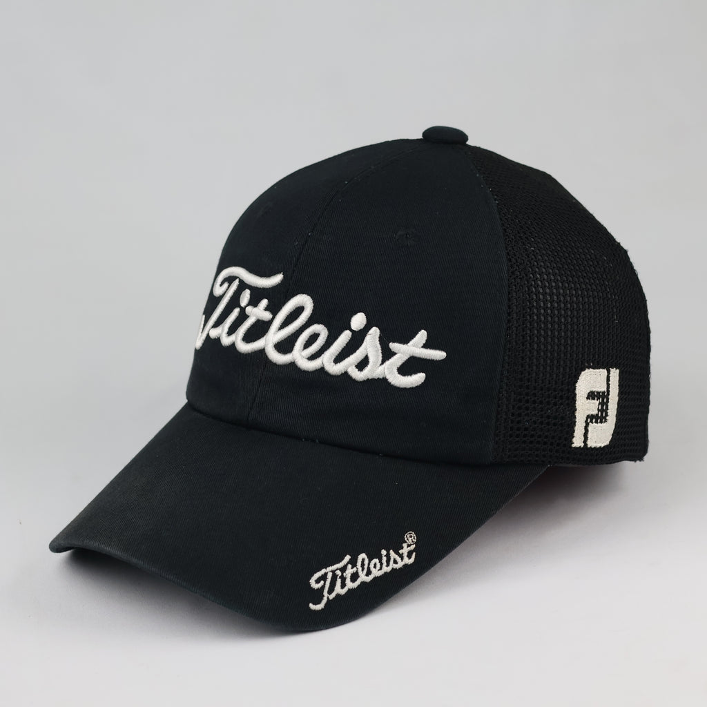 Titleist Embroidered Spellout Hat | Thrifted Athletic Mesh Cap 57-59cm