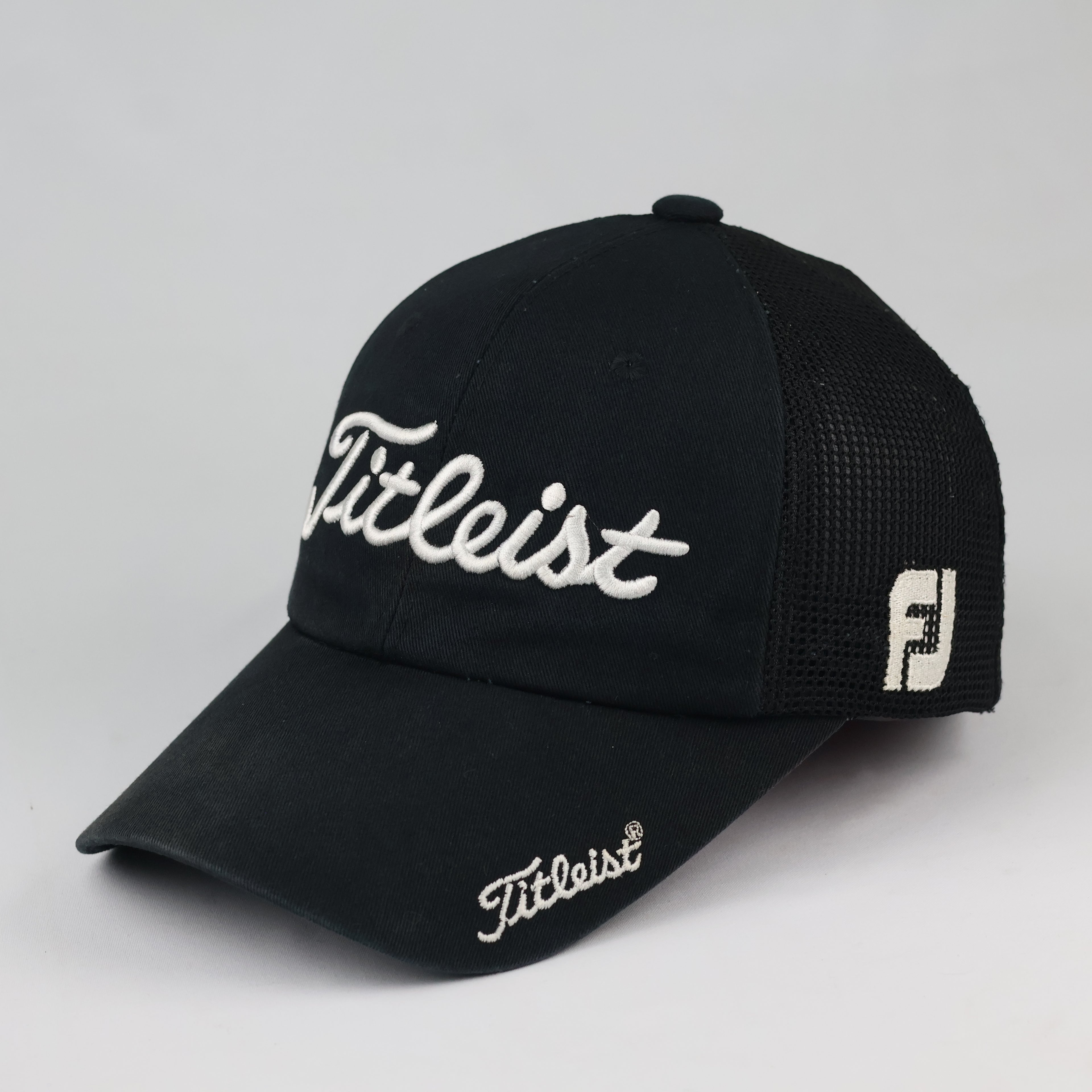 Titleist Embroidered Spellout Hat | Thrifted Athletic Mesh Cap 57-59cm