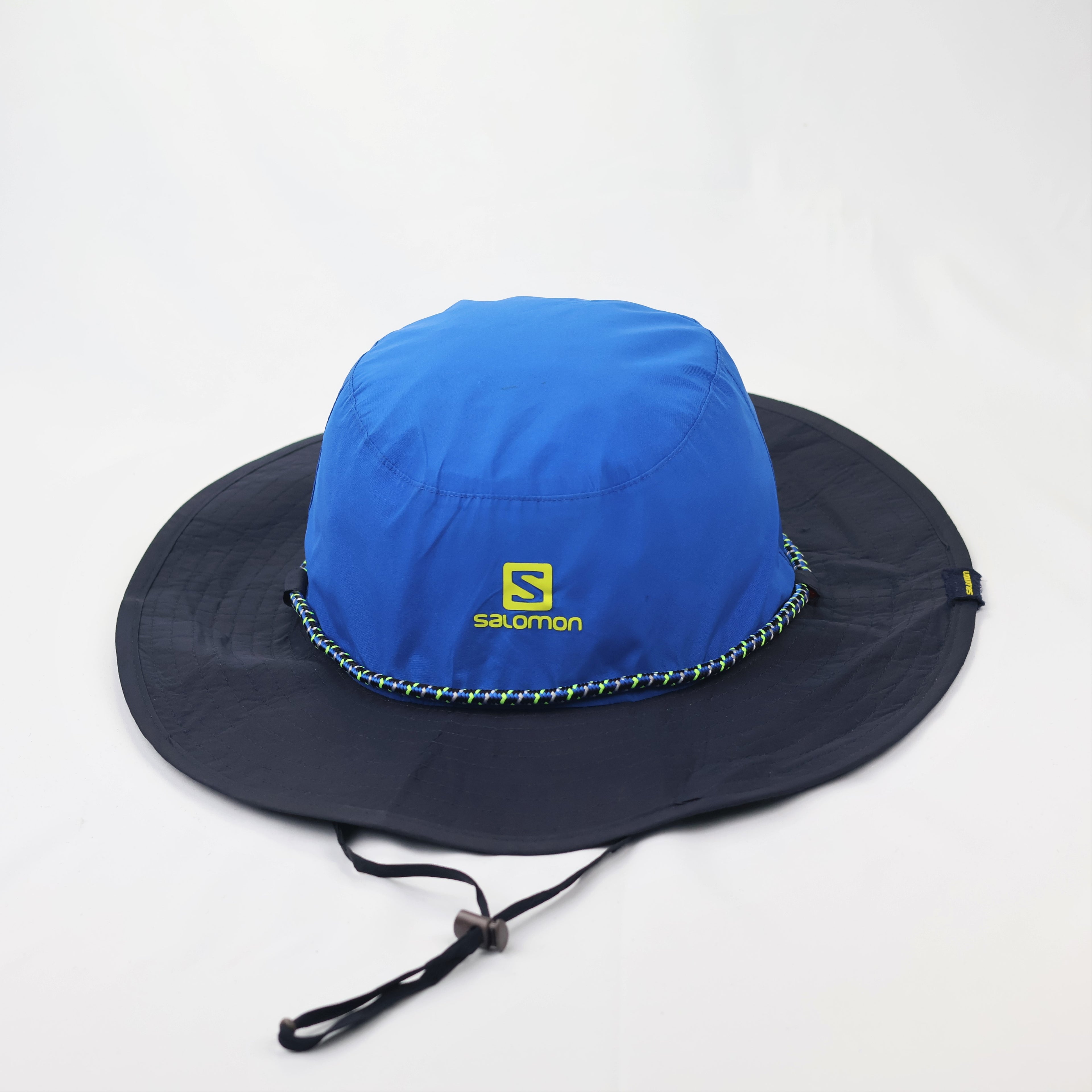 Salomon Outdoor Wide Brim Boonie Thriftd Hat – Blue Hiking Sun Cap