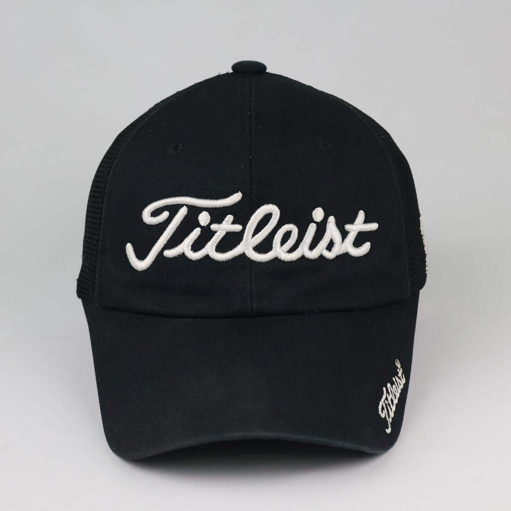 Titleist Embroidered Spellout Hat | Thrifted Athletic Mesh Cap 57-59cm