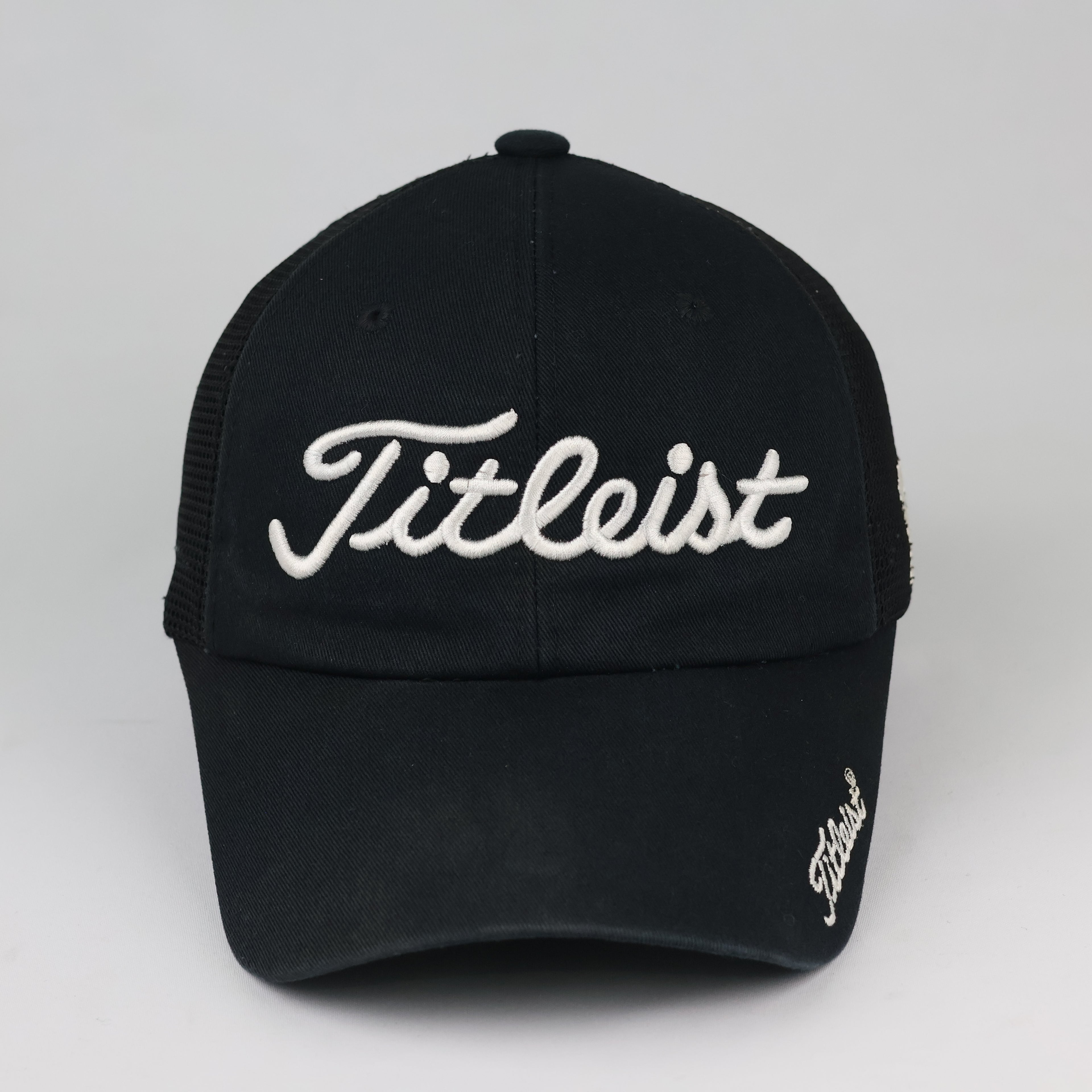 Titleist Embroidered Spellout Hat | Thrifted Athletic Mesh Cap 57-59cm