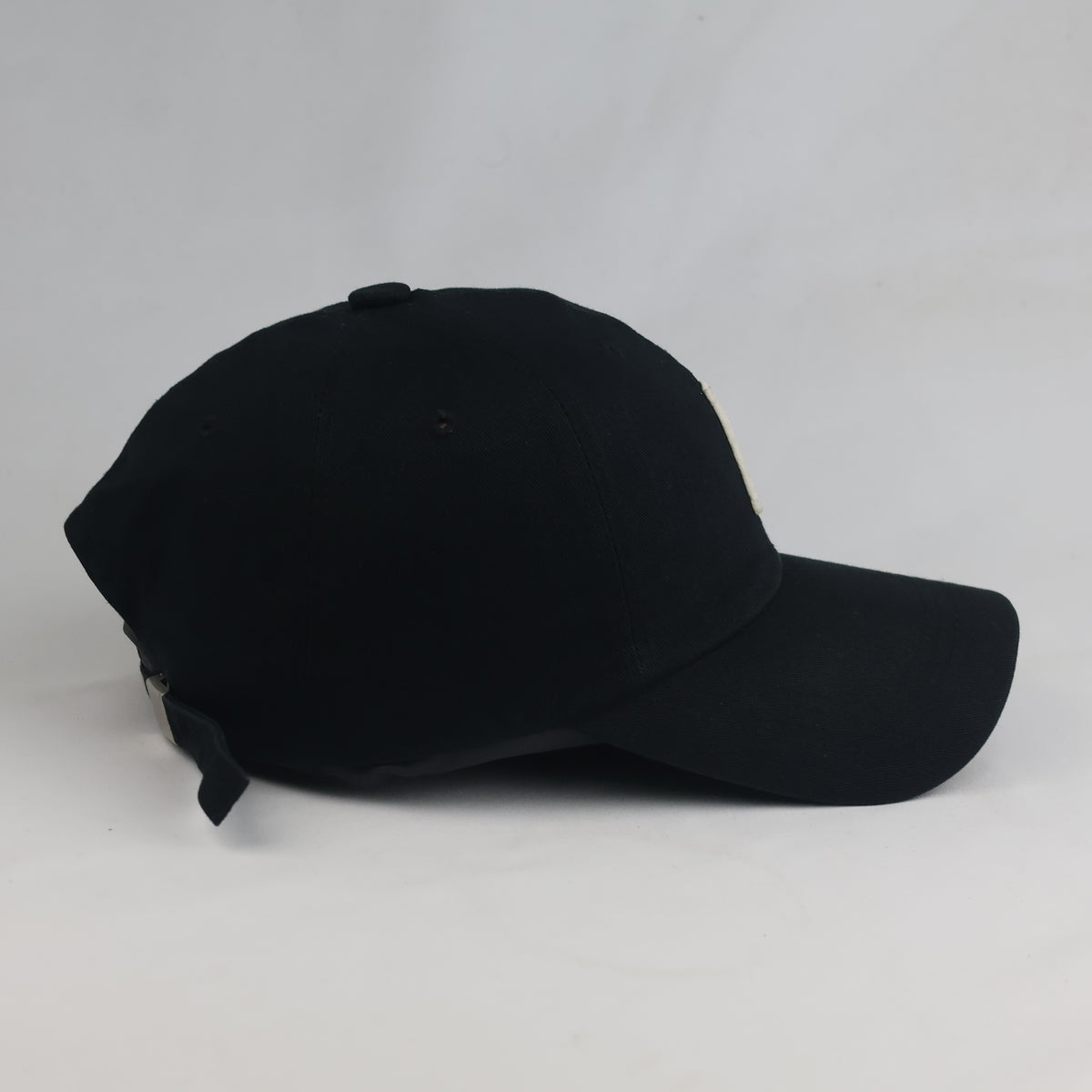 Thrifted Black Vintage Collegiate Letter "P" Baseball Cap | 10768