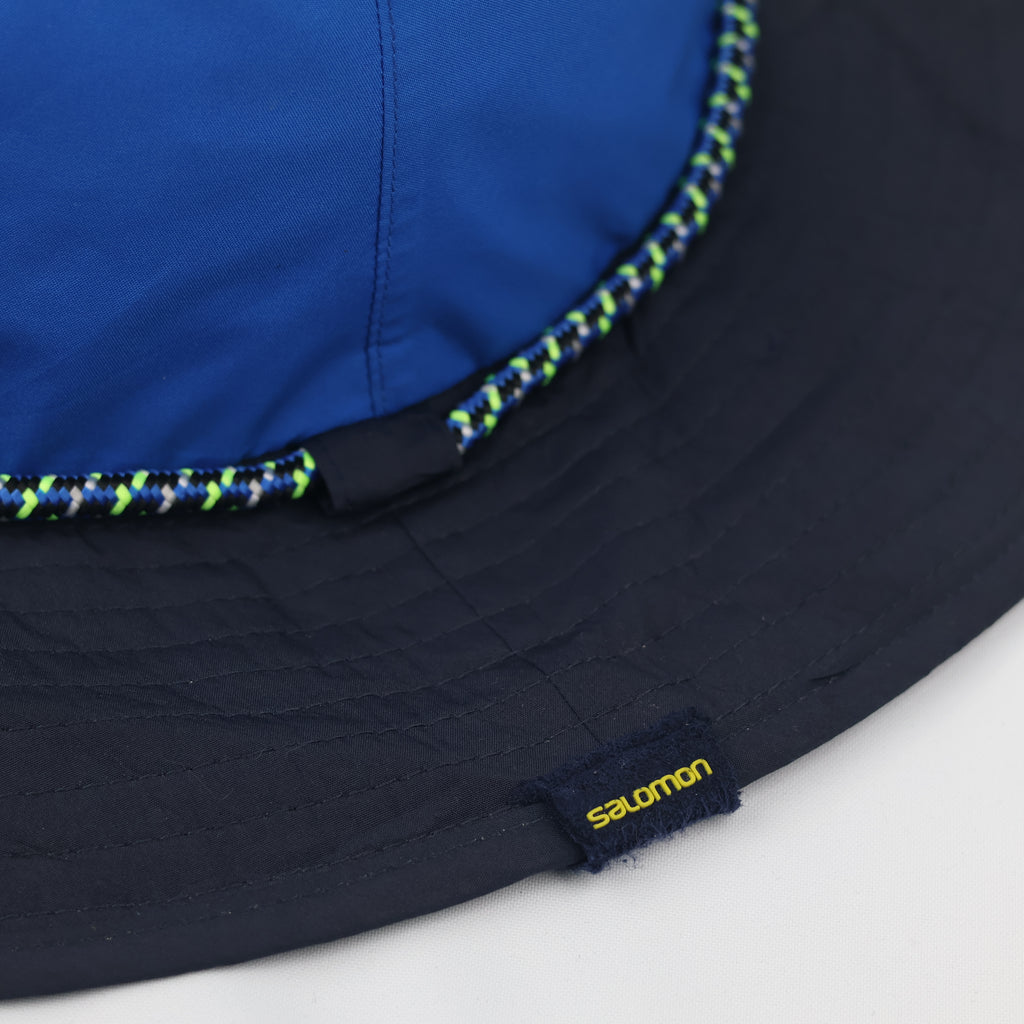 Salomon Outdoor Wide Brim Boonie Thriftd Hat – Blue Hiking Sun Cap