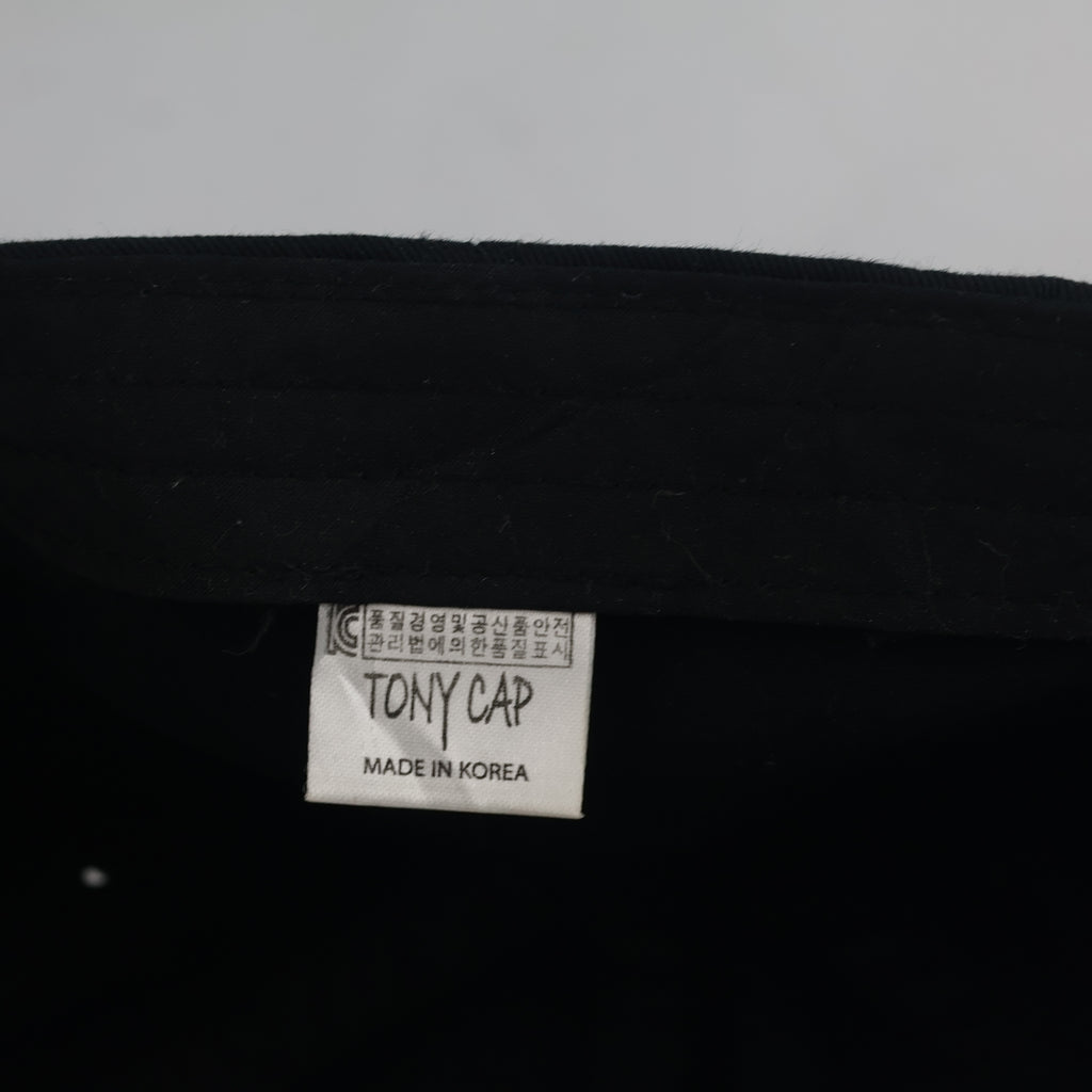 Thrifted Black Vintage Collegiate Letter "P" Baseball Cap | 10768