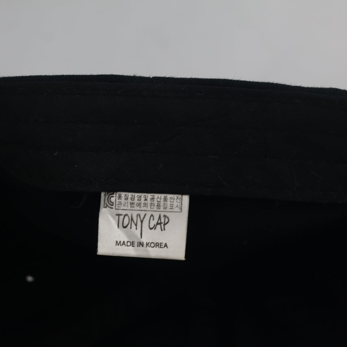 Thrifted Black Vintage Collegiate Letter "P" Baseball Cap | 10768