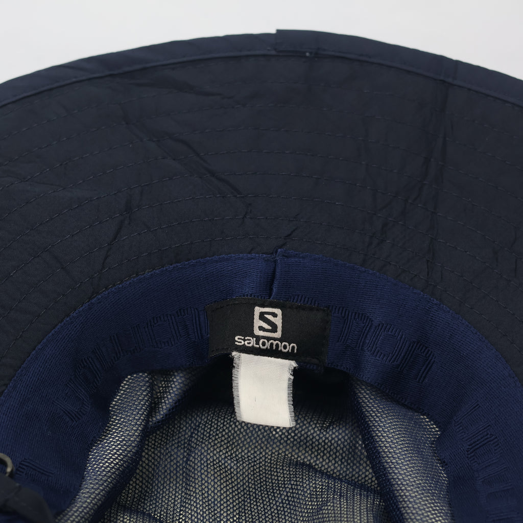 Salomon Outdoor Wide Brim Boonie Thriftd Hat – Blue Hiking Sun Cap