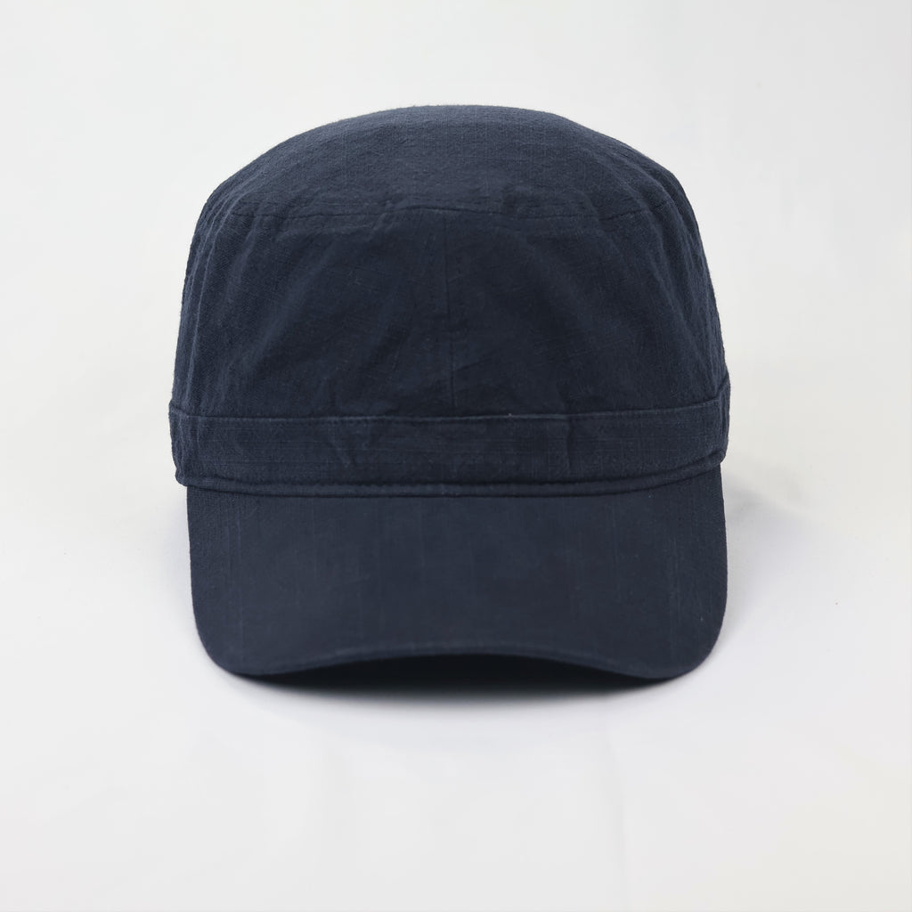 Mr. Real Good Man Navy Thrifted Military Cap - Vintage Cadet Hat