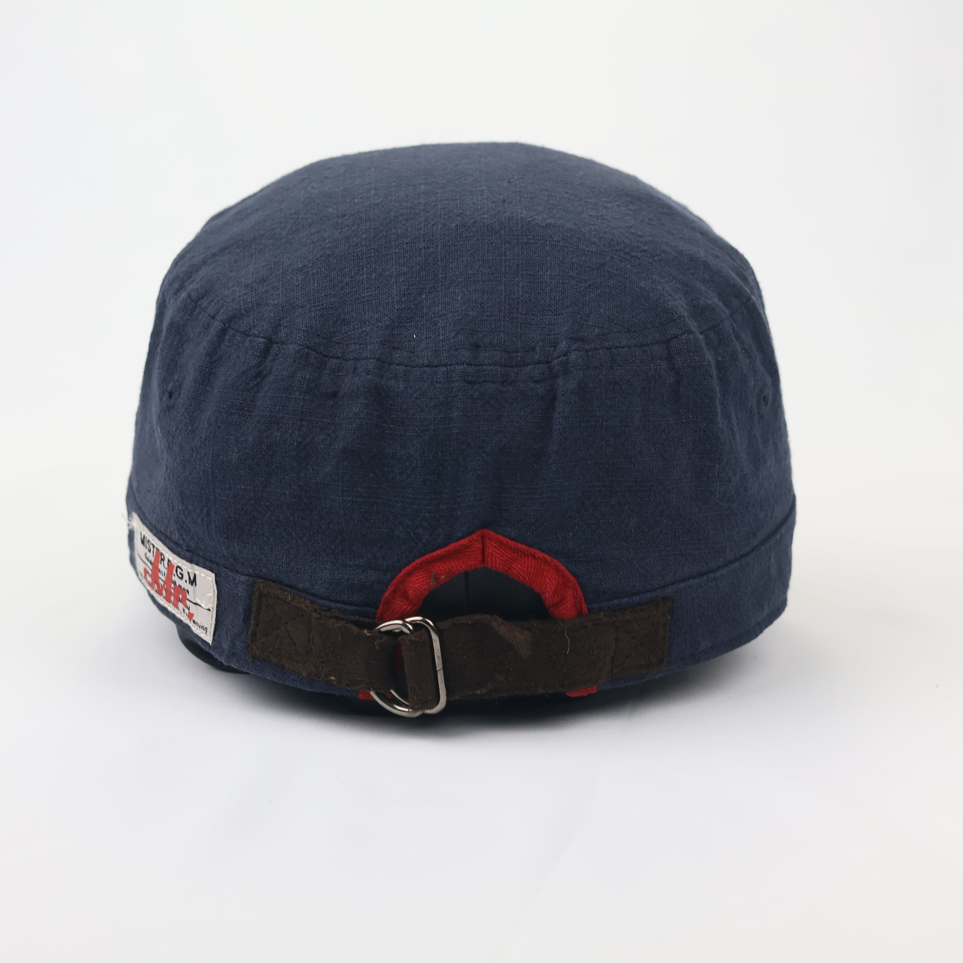 Mr. Real Good Man Navy Thrifted Military Cap - Vintage Cadet Hat