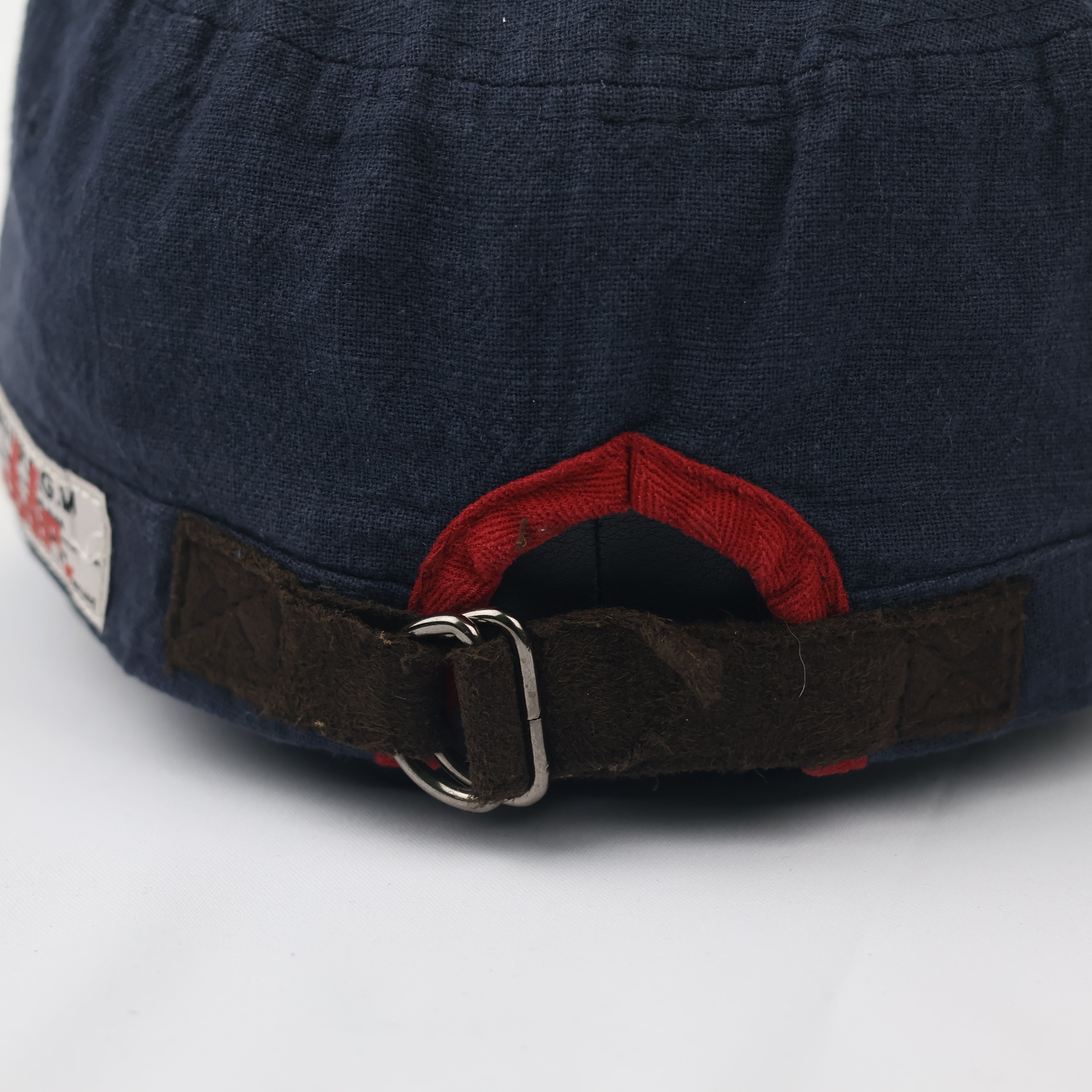 Mr. Real Good Man Navy Thrifted Military Cap - Vintage Cadet Hat