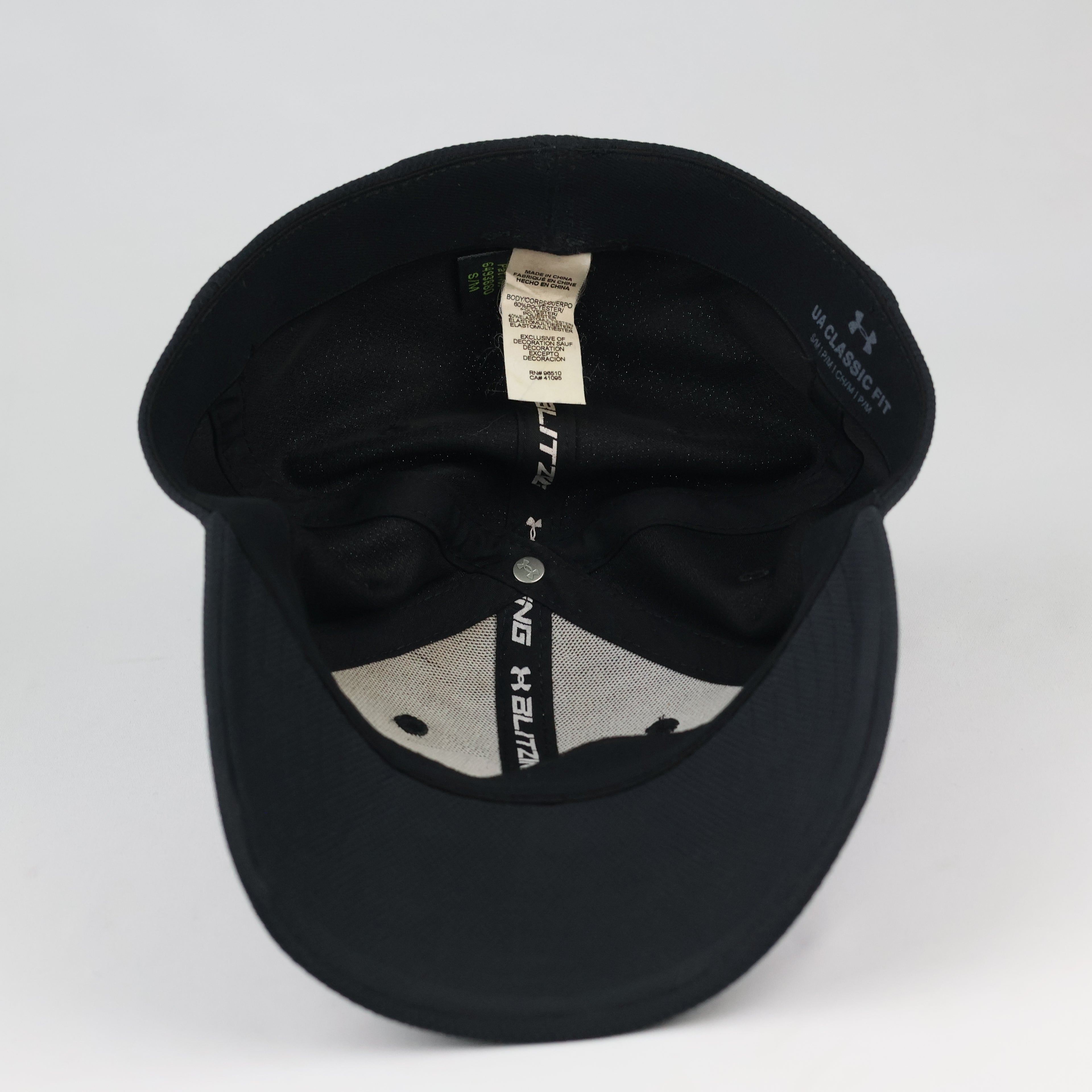 Under Armour Blitzing Black Baseball Cap | Thrifted UA Sport Hat