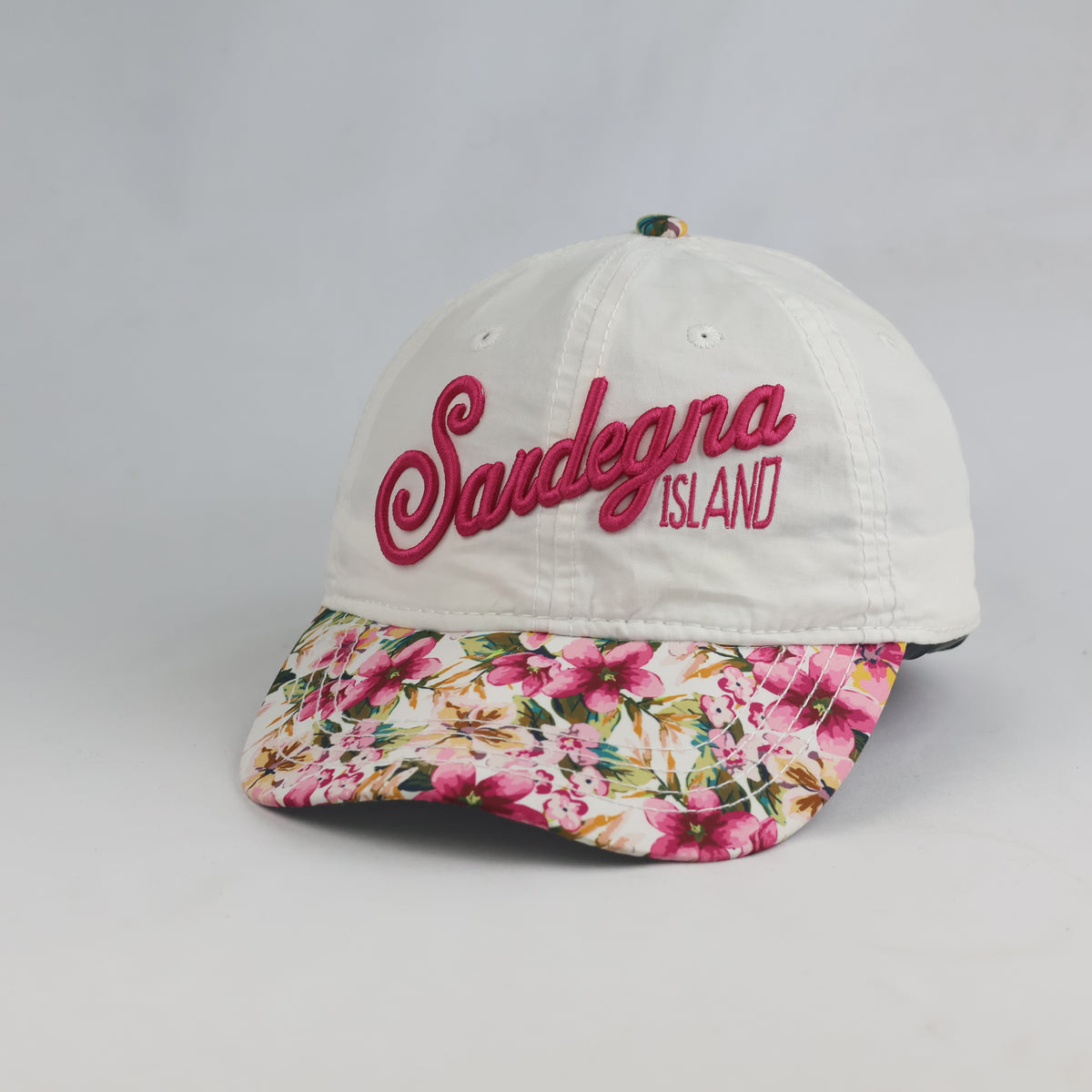 Thrifted Sardegna Floral Brim Embroidered Strapback Cap (56–57 cm) |10674