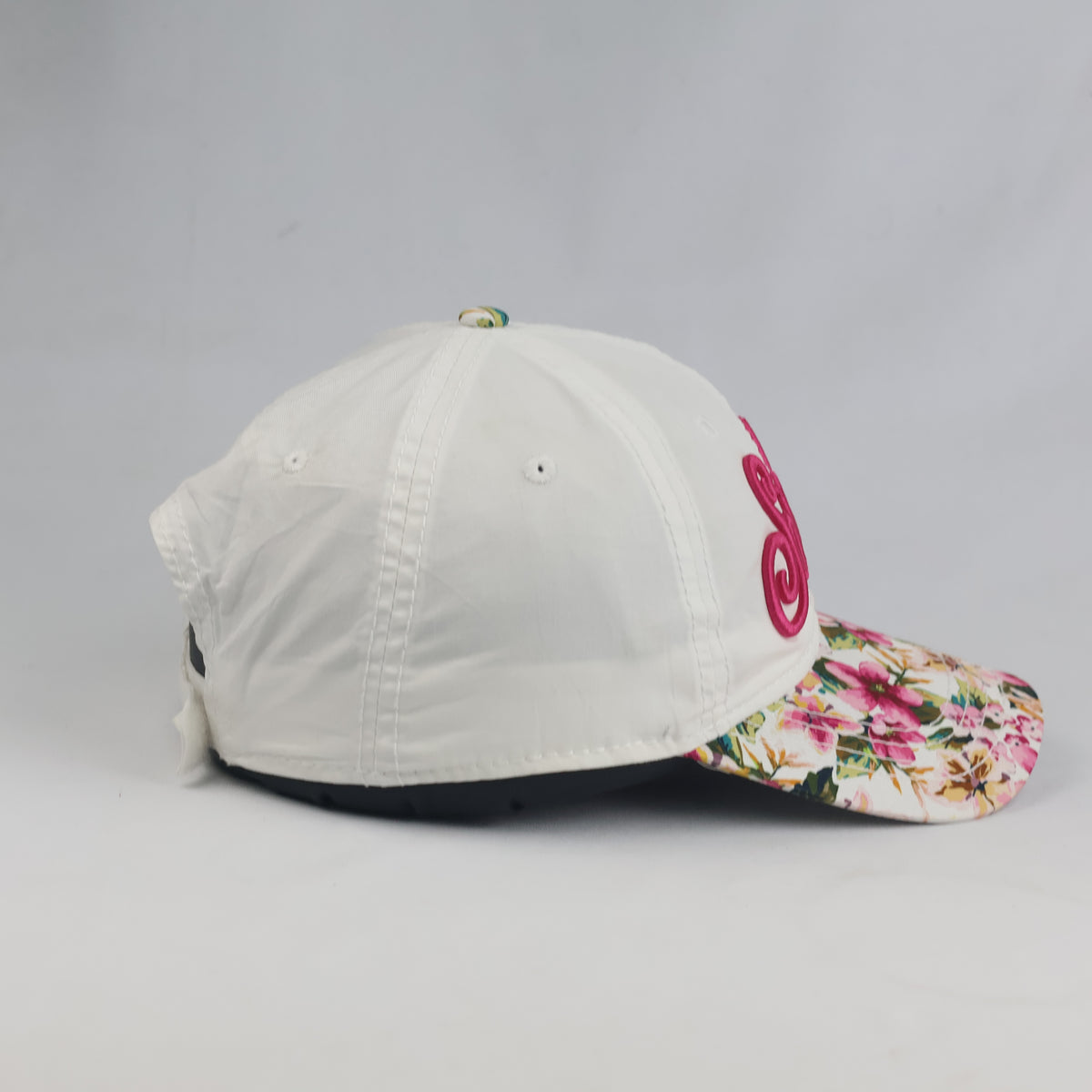 Thrifted Sardegna Floral Brim Embroidered Strapback Cap (56–57 cm) |10674