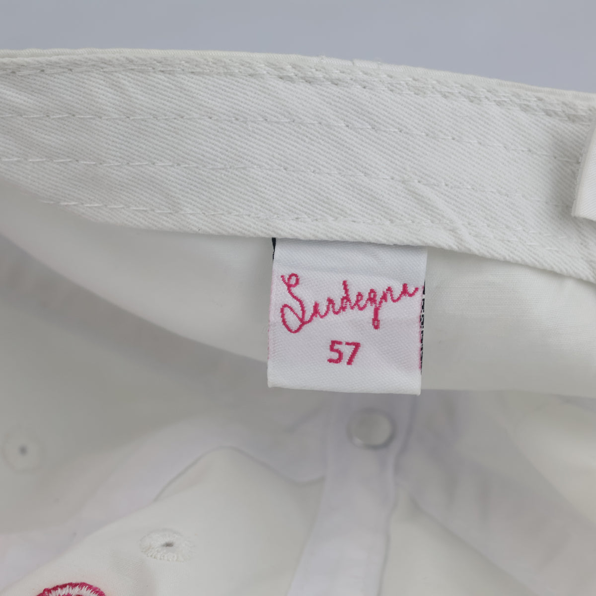 Thrifted Sardegna Floral Brim Embroidered Strapback Cap (56–57 cm) |10674