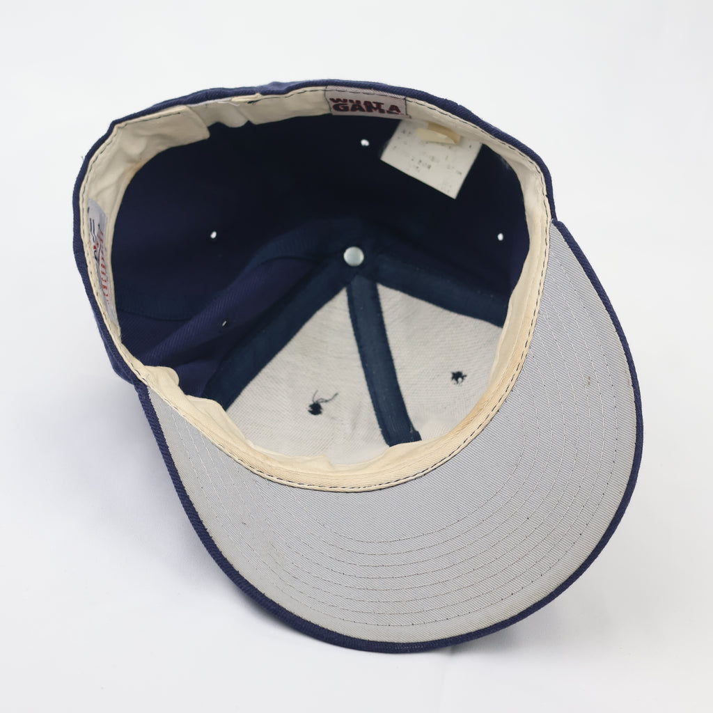Official MLB Genuine Merchandise "M" Logo Thrifted Cap – Navy Blue Baseball Hat