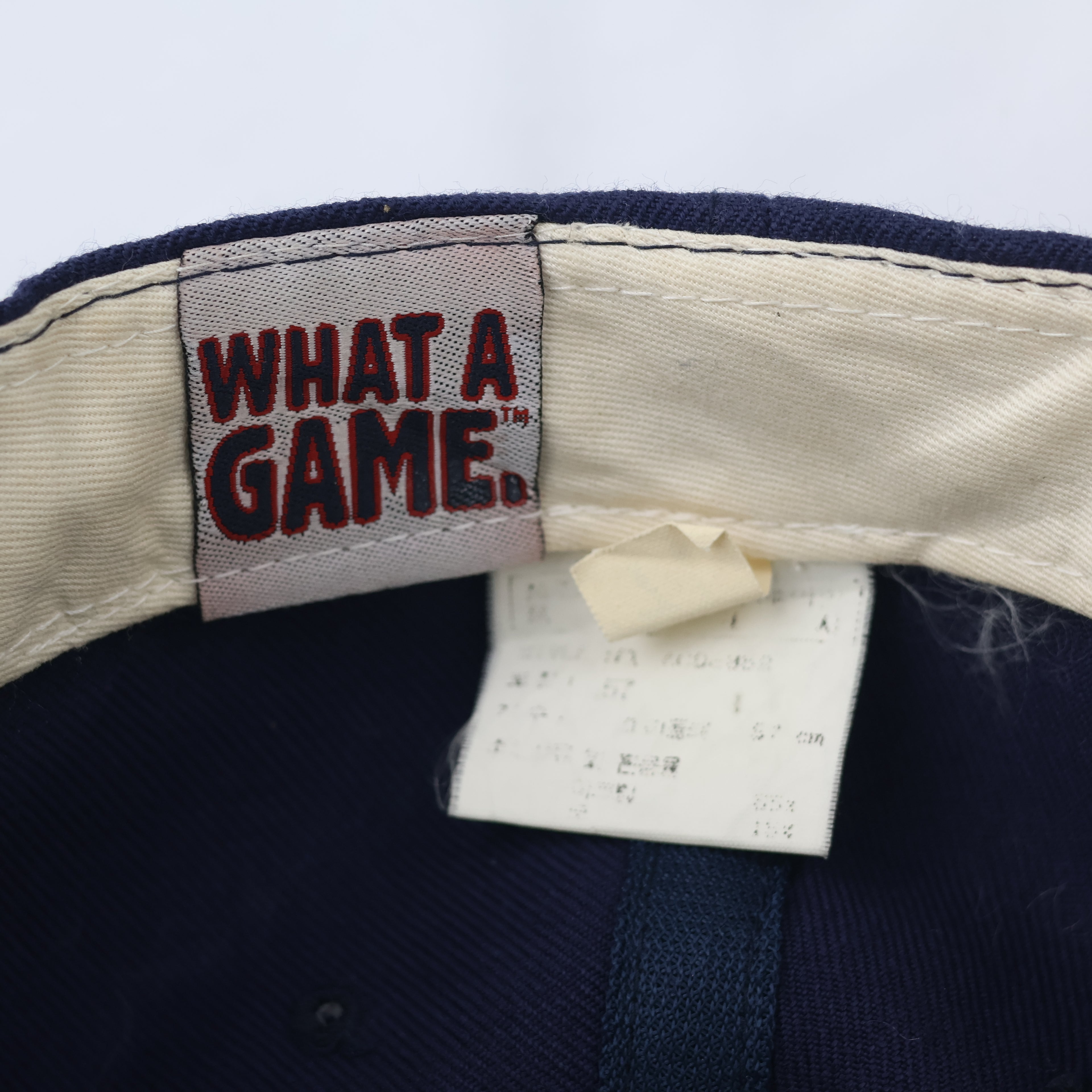 Official MLB Genuine Merchandise "M" Logo Thrifted Cap – Navy Blue Baseball Hat