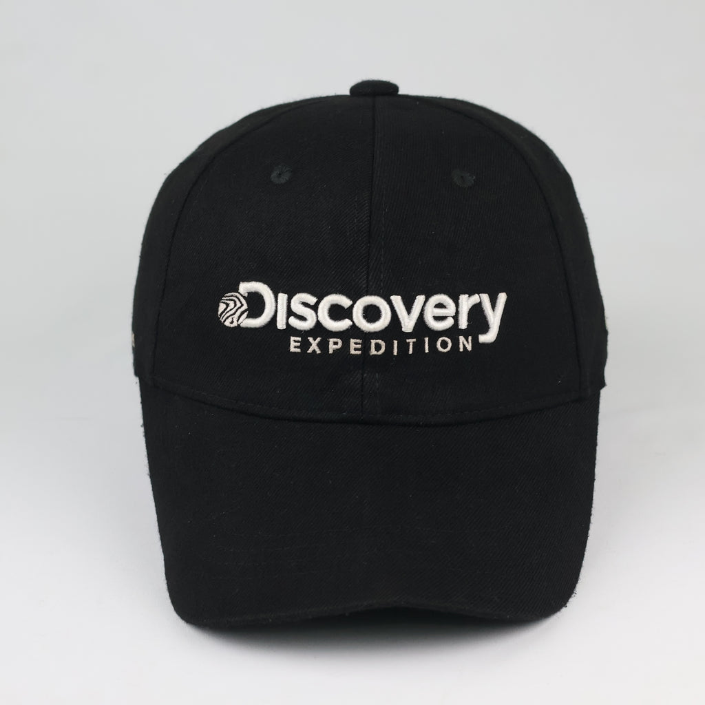 Vintage Style Discovery Expedition Baseball Hat - Black Outdoors Patrol Cap