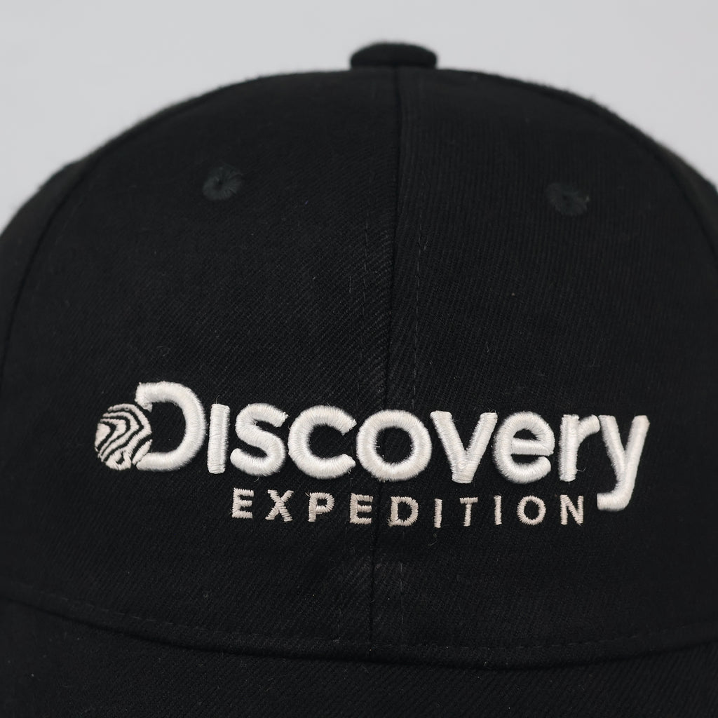 Vintage Style Discovery Expedition Baseball Hat - Black Outdoors Patrol Cap