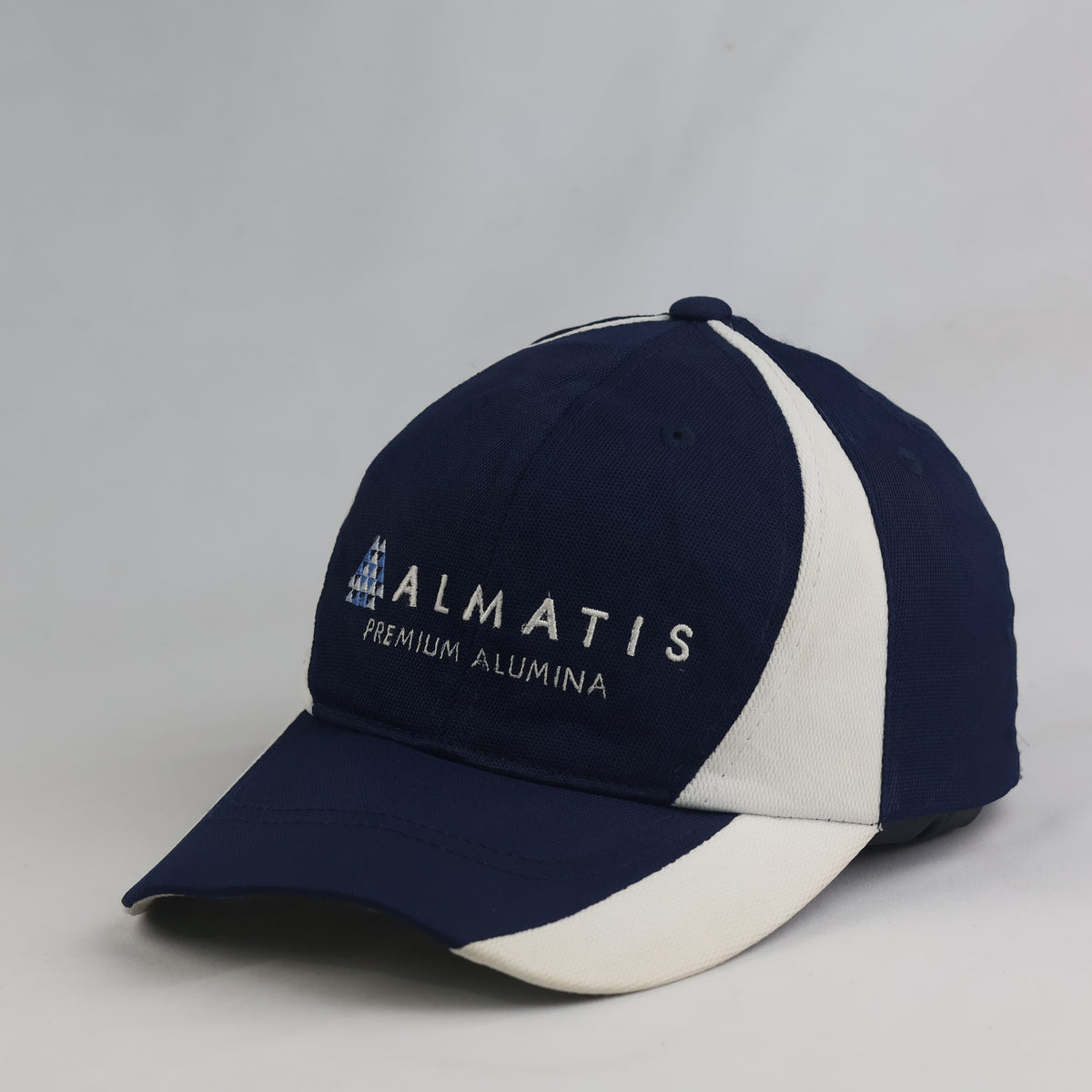 Thrifted Sport-Tek Navy & White Almatis Cap (56-57 cm) | 10760