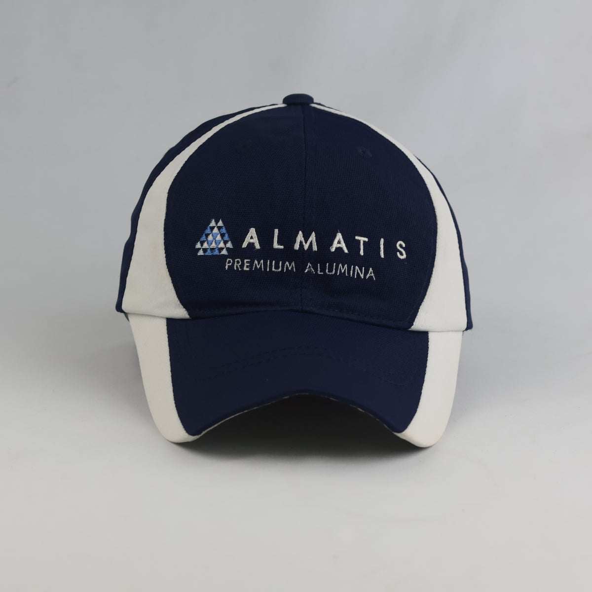 Thrifted Sport-Tek Navy & White Almatis Cap (56-57 cm) | 10760
