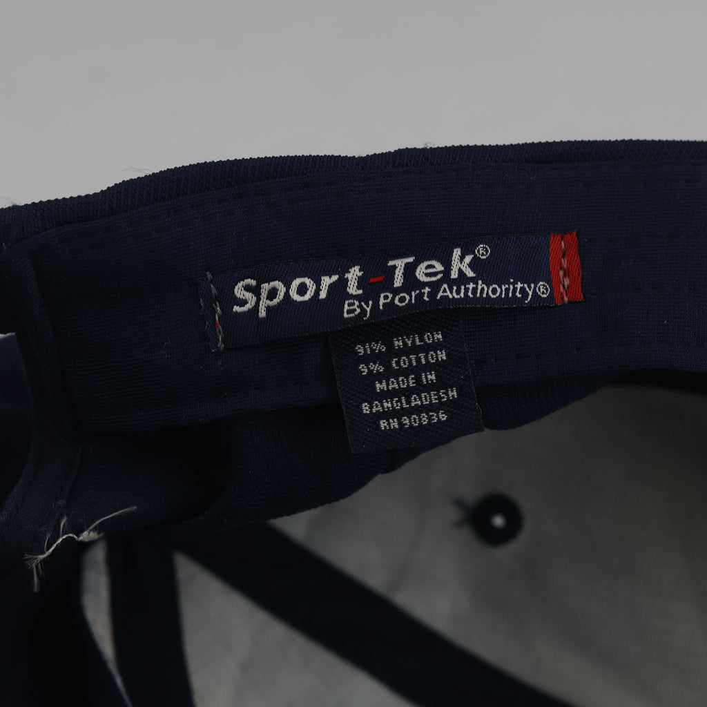 Thrifted Sport-Tek Navy & White Almatis Cap (56-57 cm) | 10760