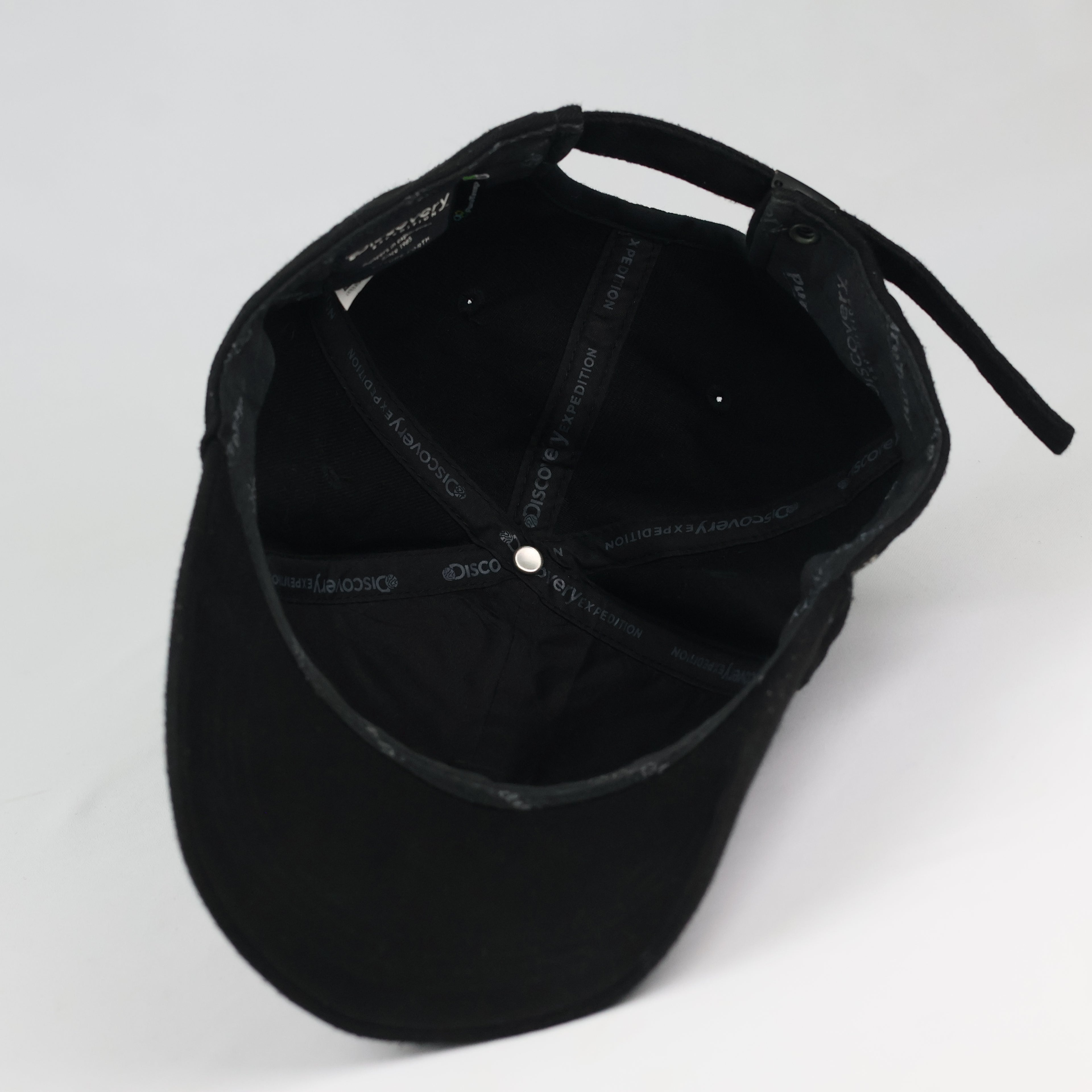 Vintage Style Discovery Expedition Baseball Hat - Black Outdoors Patrol Cap
