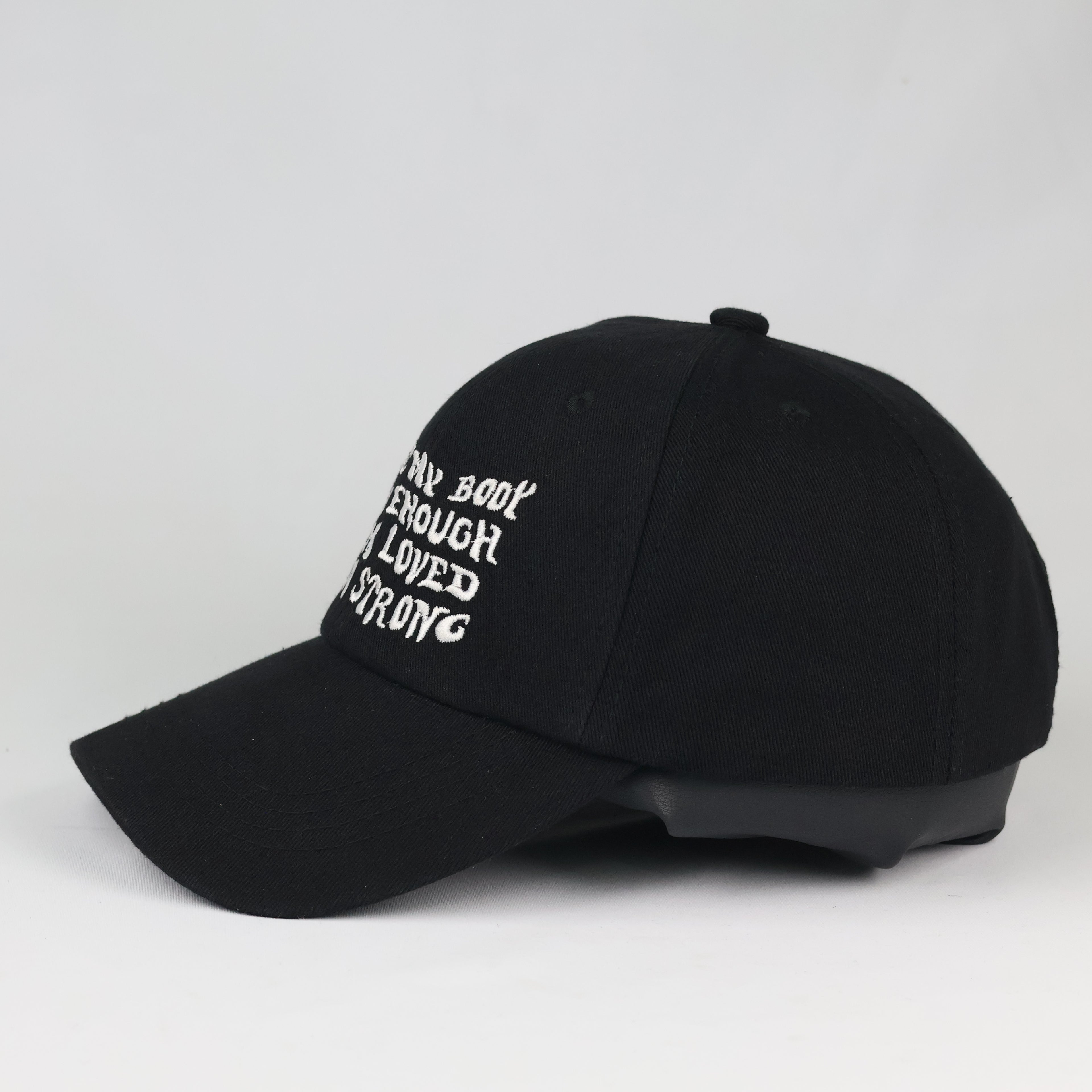 Vintage JKSY "I Love My Body" Hat - Black Embroidered Graphic Cap