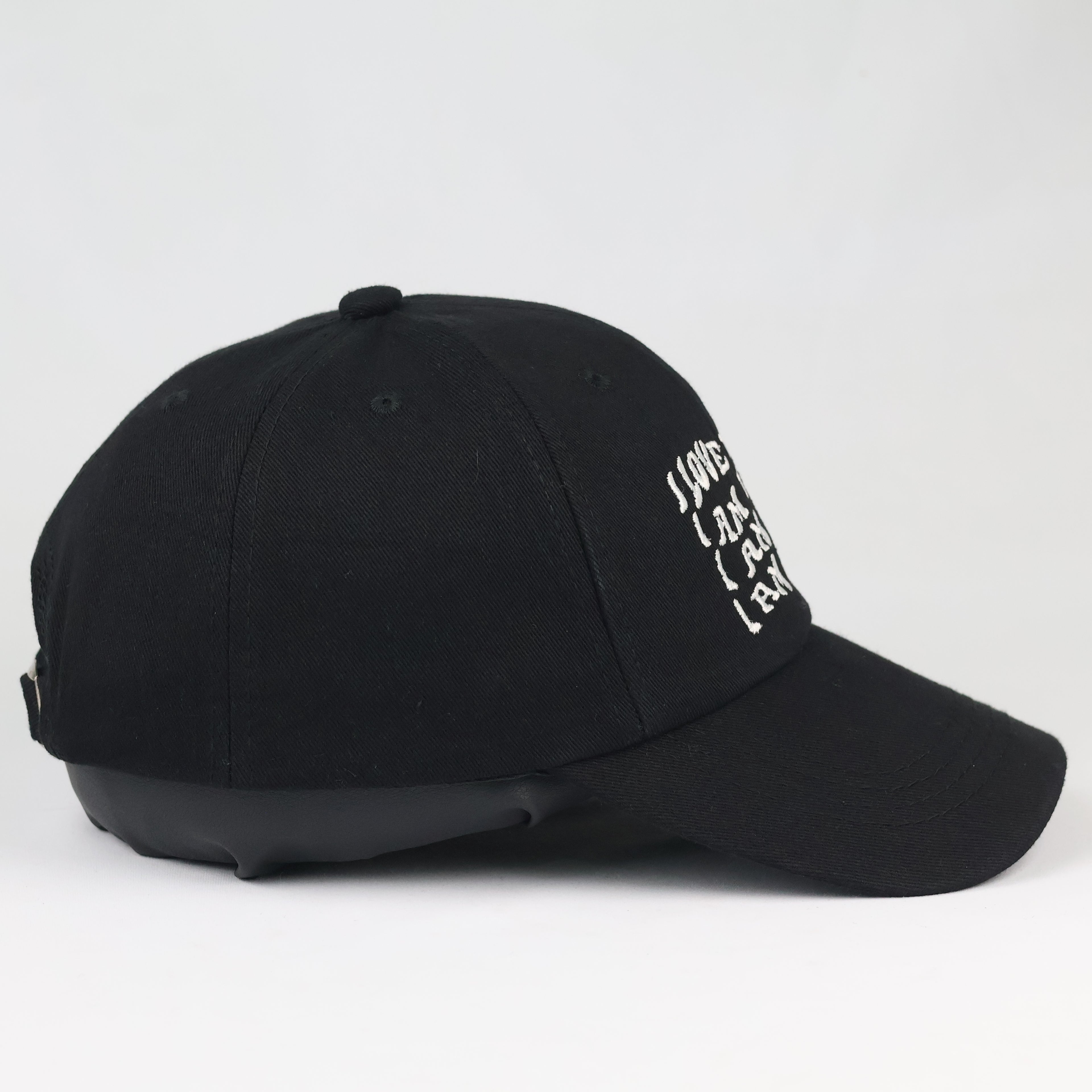 Vintage JKSY "I Love My Body" Hat - Black Embroidered Graphic Cap