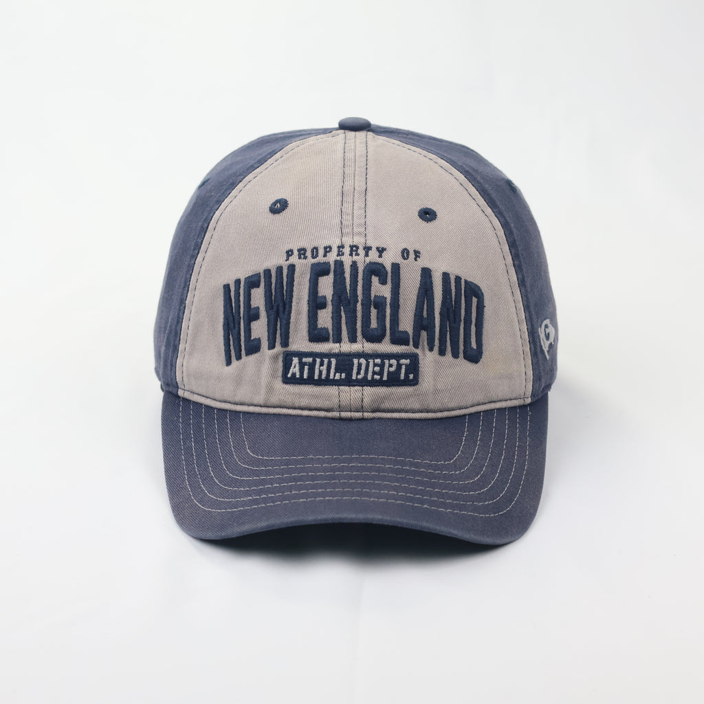 Chowdaheadz New England Athl. Dept. Thrifted Cap - Vintage Navy Baseball Hat