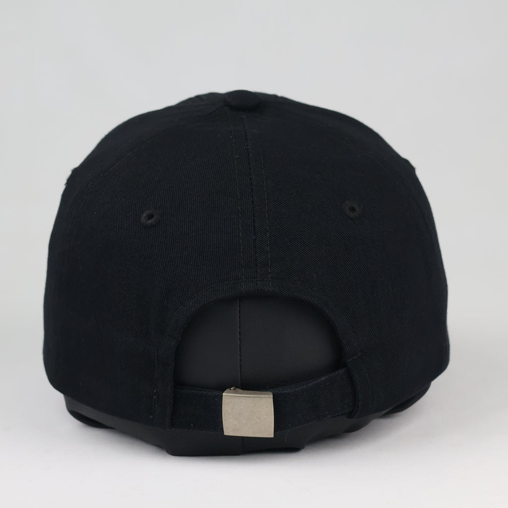 Default Vertical Logo Graphic Hat | Thrifted Black Cap 57-59cm
