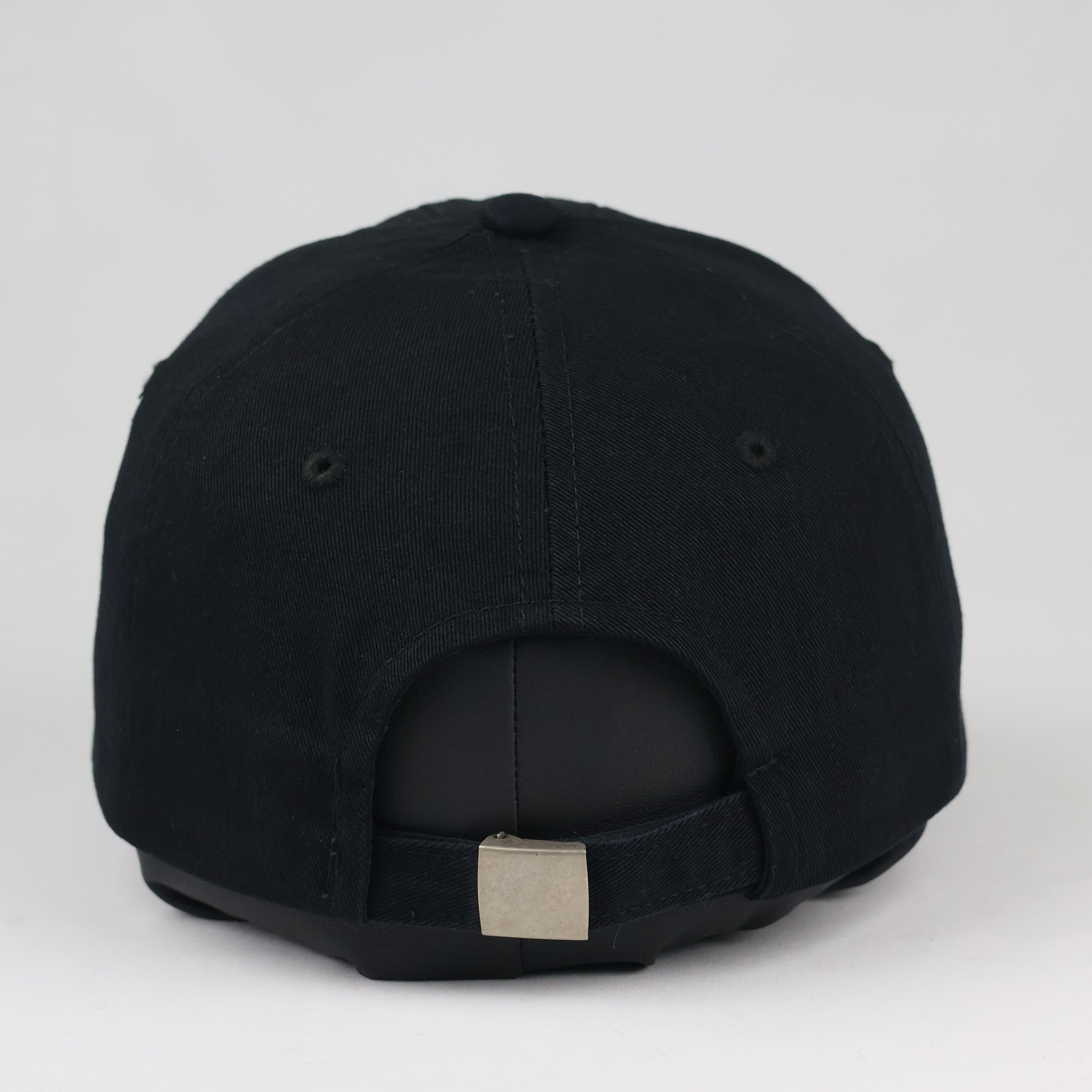 Default Vertical Logo Graphic Hat | Thrifted Black Cap 57-59cm