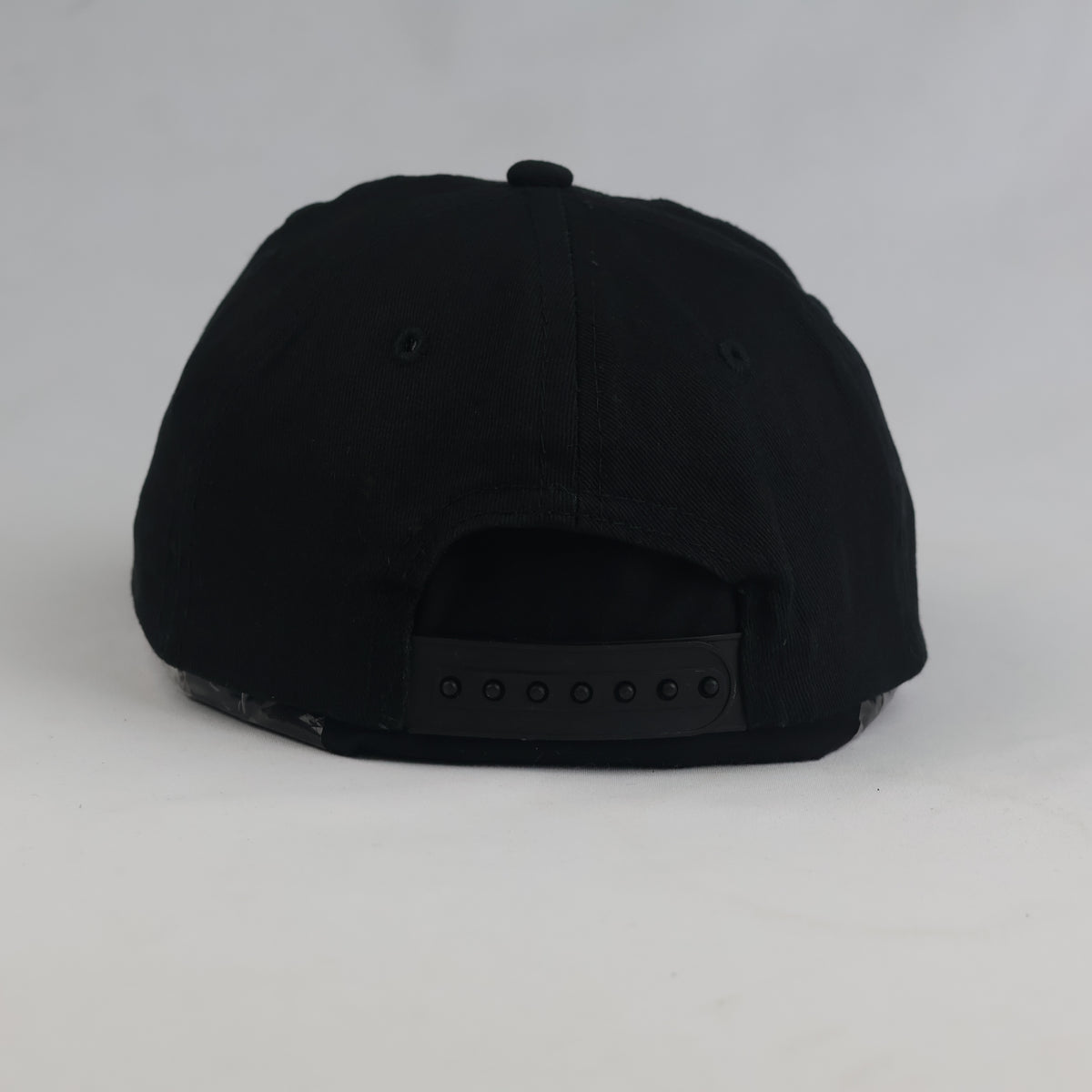 Thrifted Sinsay Batman Logo Black Flat Brim Snapback Hat | 10765