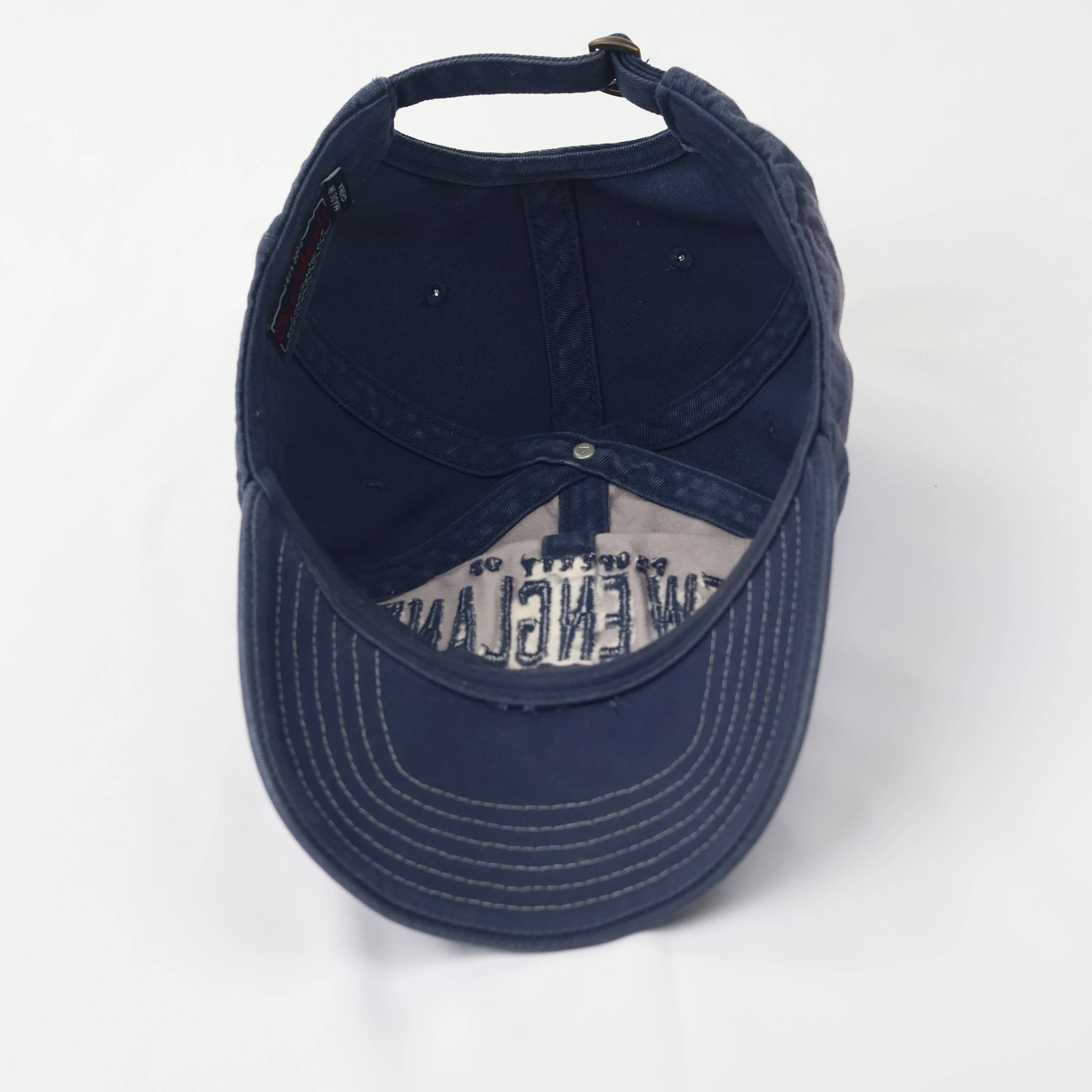 Chowdaheadz New England Athl. Dept. Thrifted Cap - Vintage Navy Baseball Hat