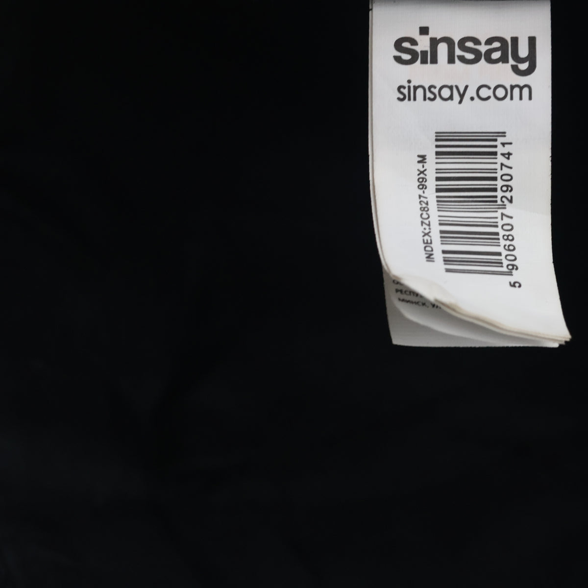 Thrifted Sinsay Batman Logo Black Flat Brim Snapback Hat | 10765