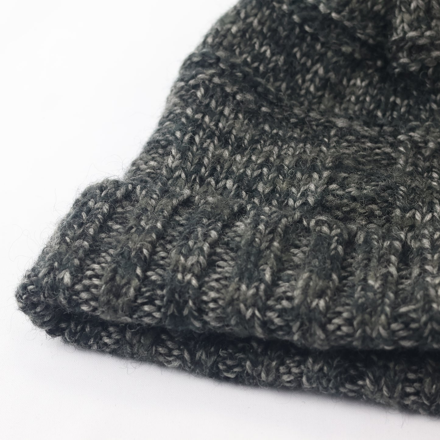 Smith Bridge New York (Korean Import) | Luxury Wool Pom Pom Beanie | Charcoal Grey