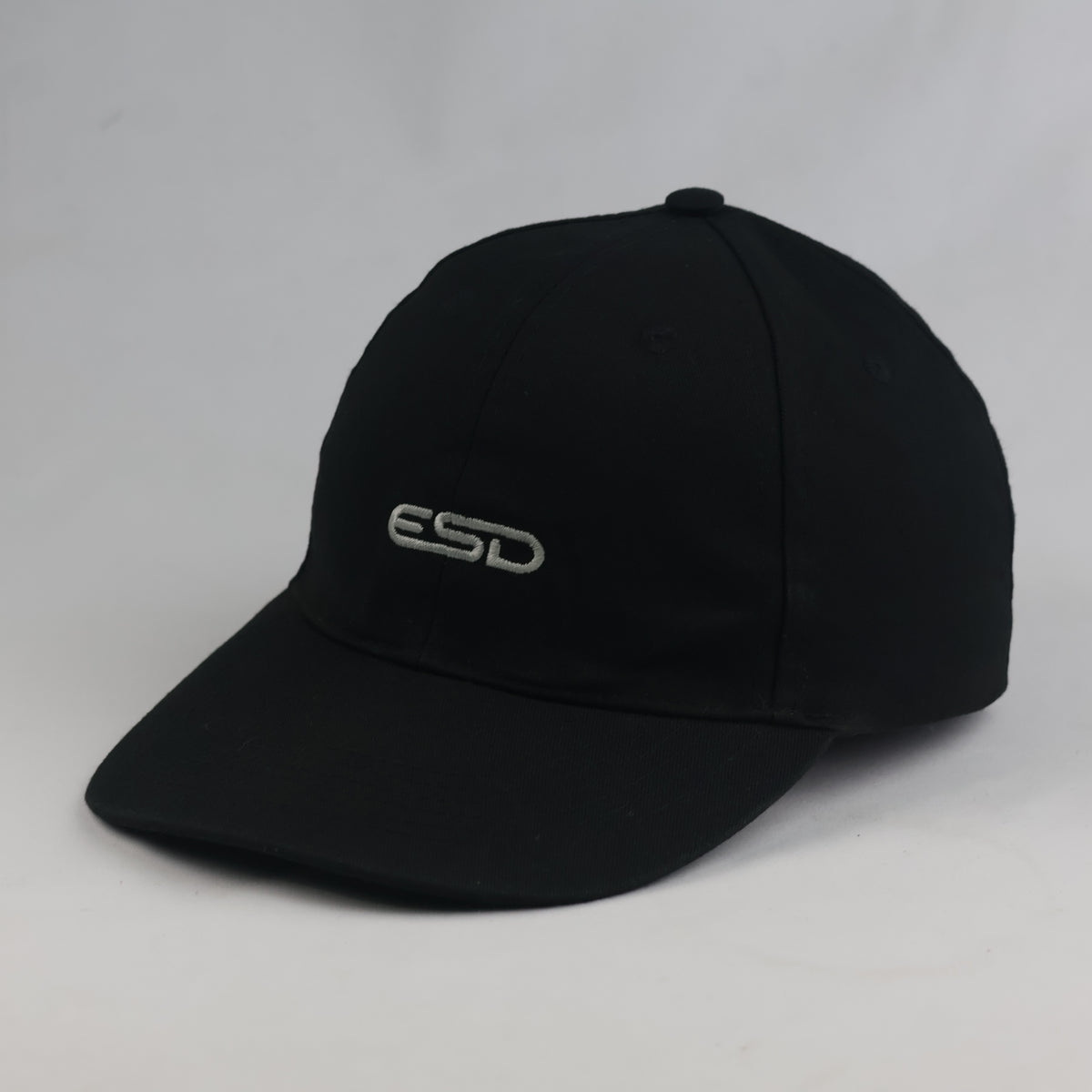Thrifted Myrtle Beach Black Minimalist "ESD" Dad Hat | 10769