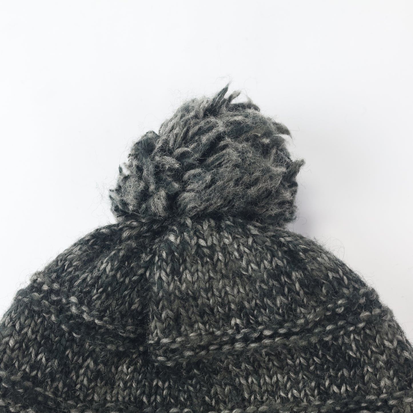 Smith Bridge New York (Korean Import) | Luxury Wool Pom Pom Beanie | Charcoal Grey