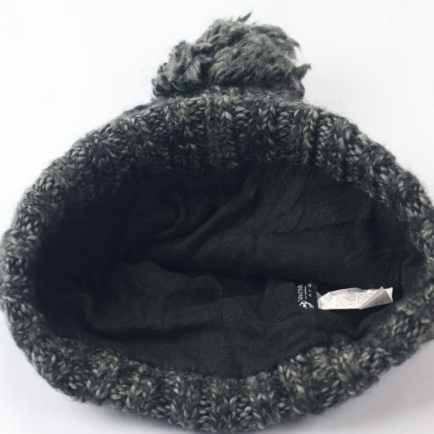 Smith Bridge New York (Korean Import) | Luxury Wool Pom Pom Beanie | Charcoal Grey