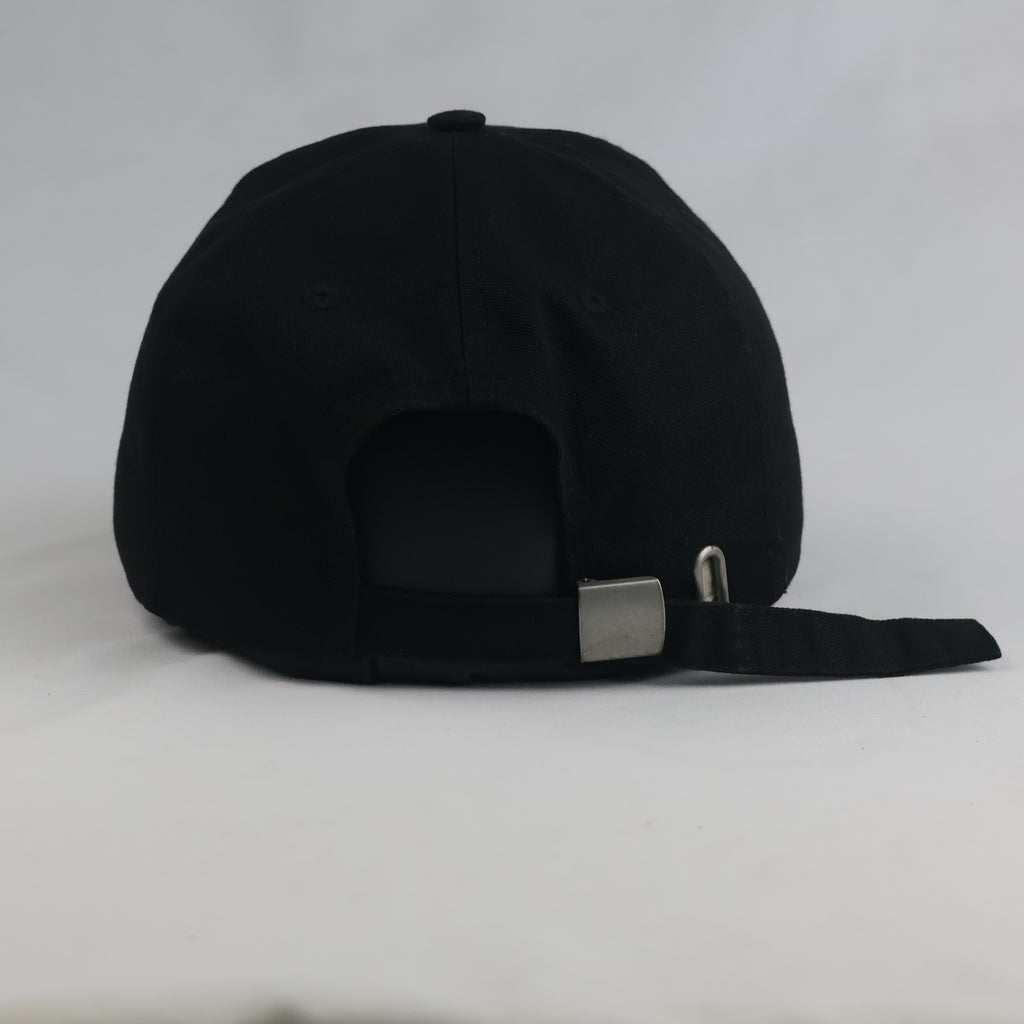 Thrifted Myrtle Beach Black Minimalist "ESD" Dad Hat | 10769