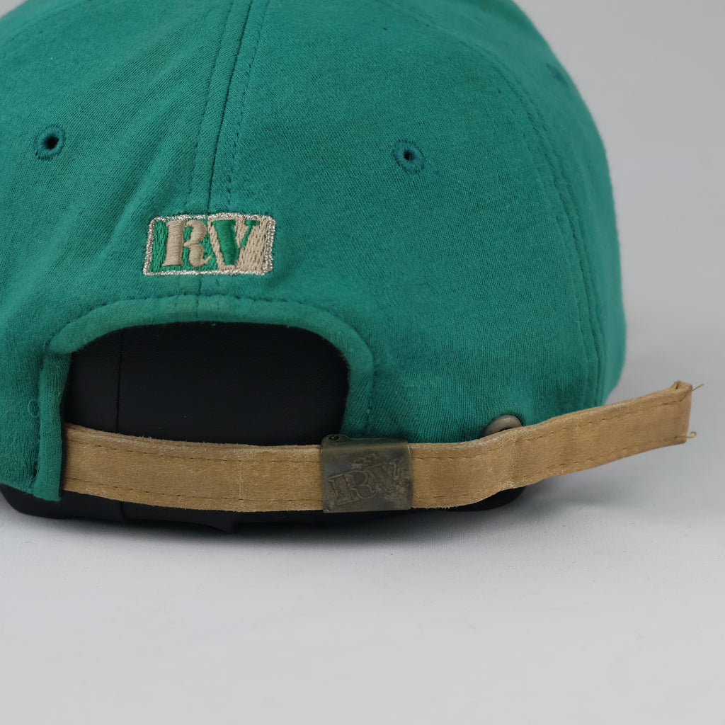 Vintage Rudolph Valentino Curved Brim Cap - Retro Two-Tone Sport Hat