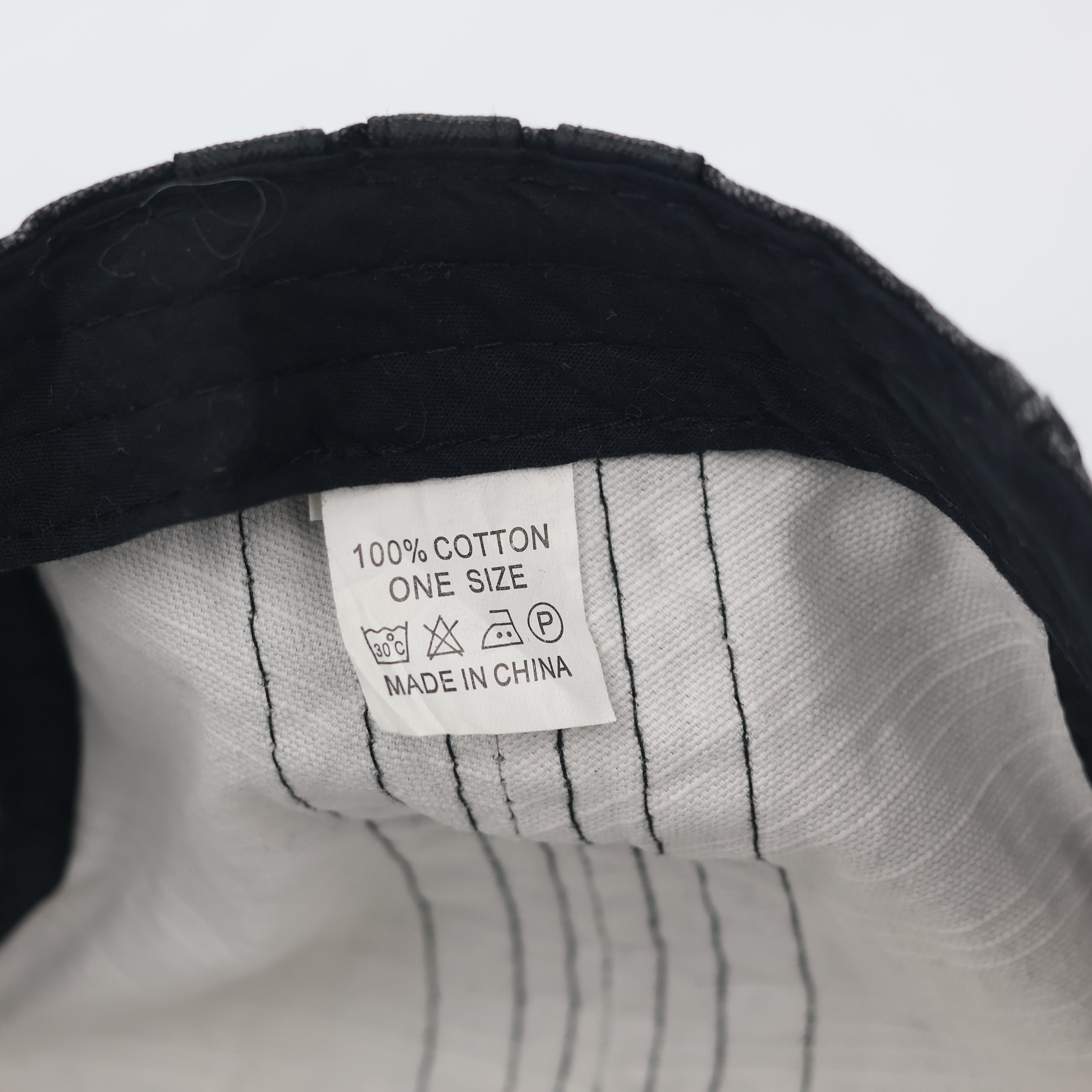 Men’s Black Distressed Newsboy Hat - 100% Cotton