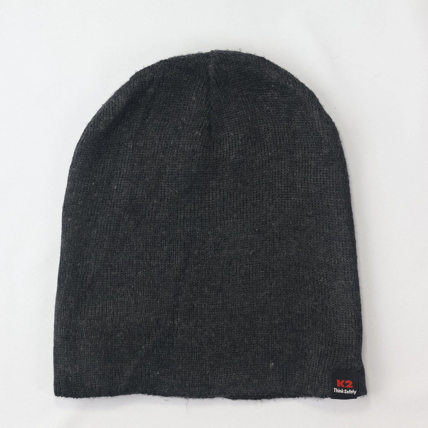 K2 "Think Safety" Workwear Beanie | Authentic Korean Outdoor Brand | Charcoal Grey