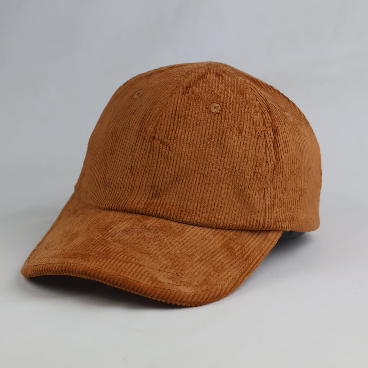 Thrifted C&A Brown Corduroy Strapback Baseball Cap (57-58cm) | 10645