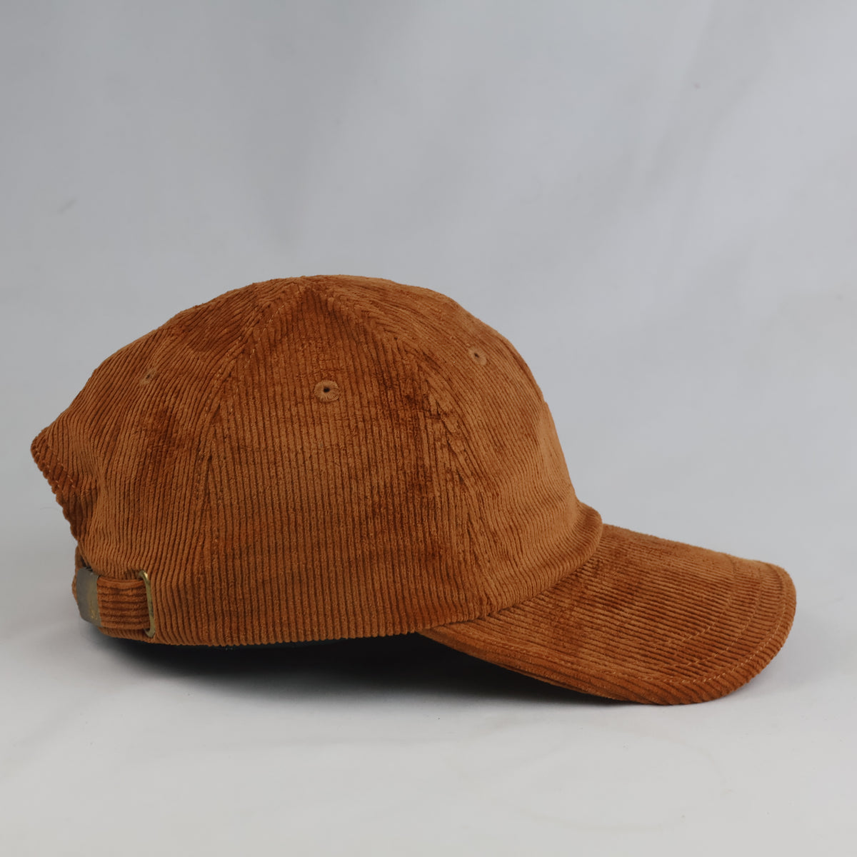 Thrifted C&A Brown Corduroy Strapback Baseball Cap (57-58cm) | 10645
