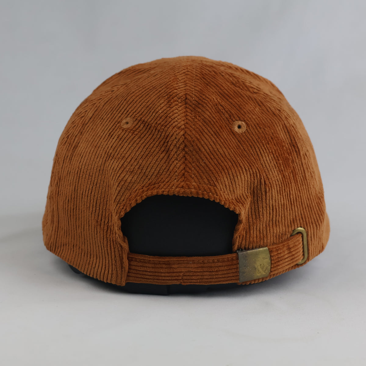 Thrifted C&A Brown Corduroy Strapback Baseball Cap (57-58cm) | 10645